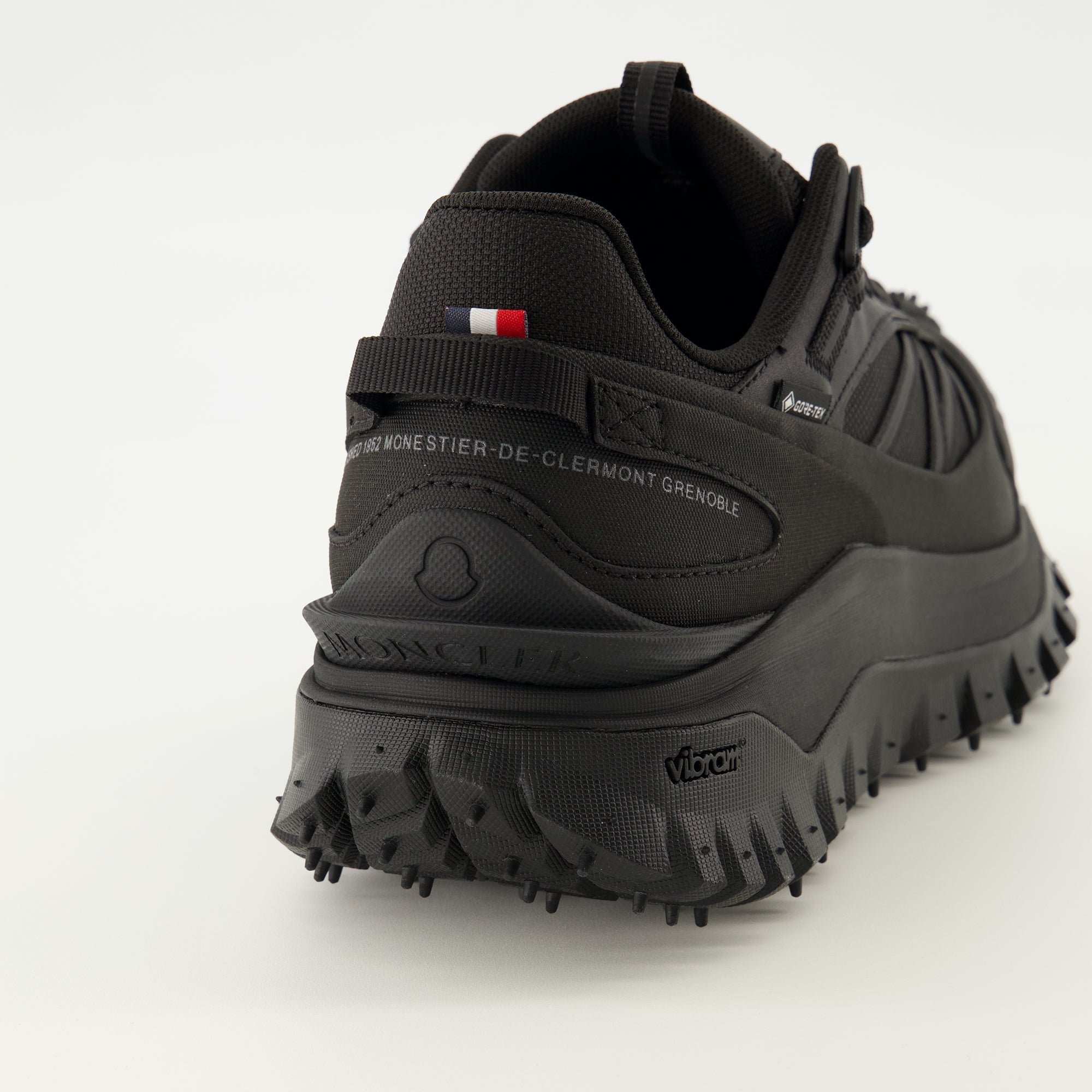 Image of Trailgrip GTX Black Sneakers by Moncler for Men - Season Spring-Summer 2026 - Back View