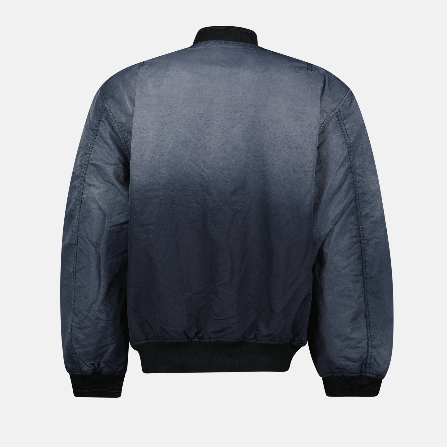 J-Kepes Bomber, Oversize Jacket, Diesel Jacket, Blue Grey Bomber, Nylon Bomber Jacket