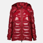 Moncler jacket, Doudoune Maire, red puffer coat, Autumn-Winter fashion, luxury outerwear