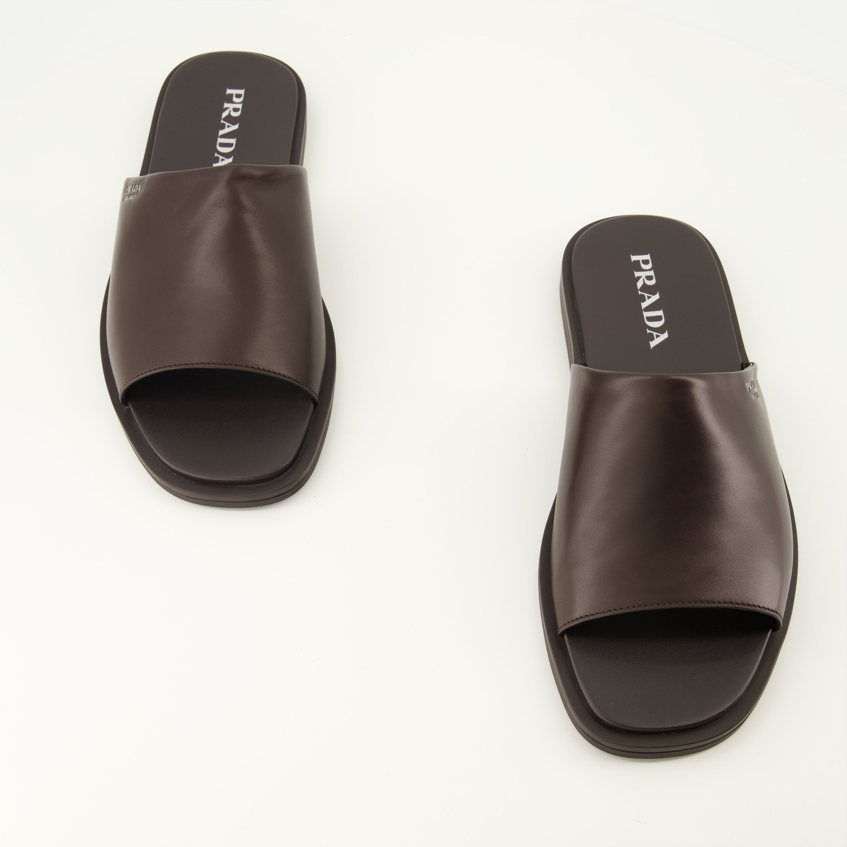 Mules - Pelle Marrone