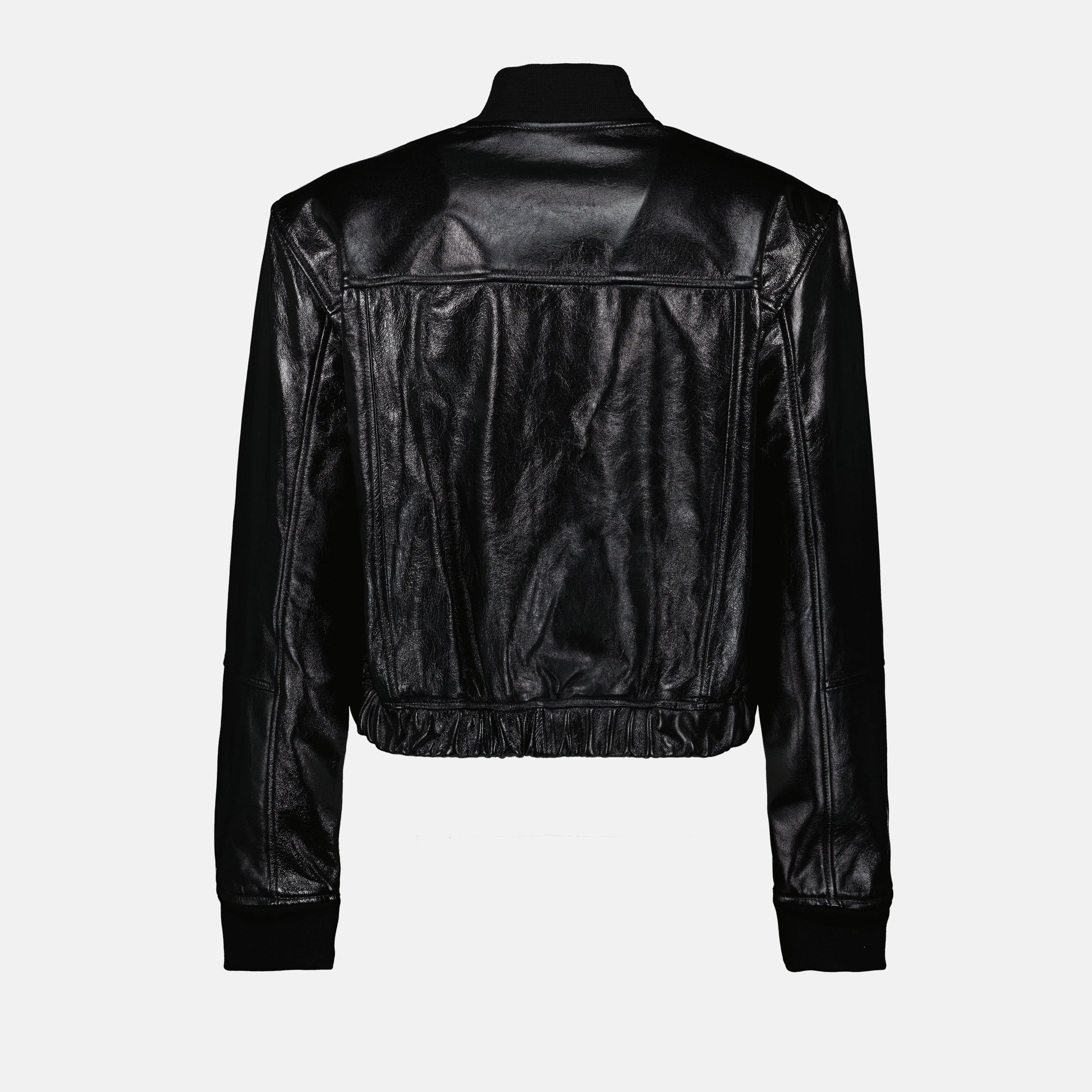 leather jacket, Iro, bomber collar, modern design, Spring-Summer 2025