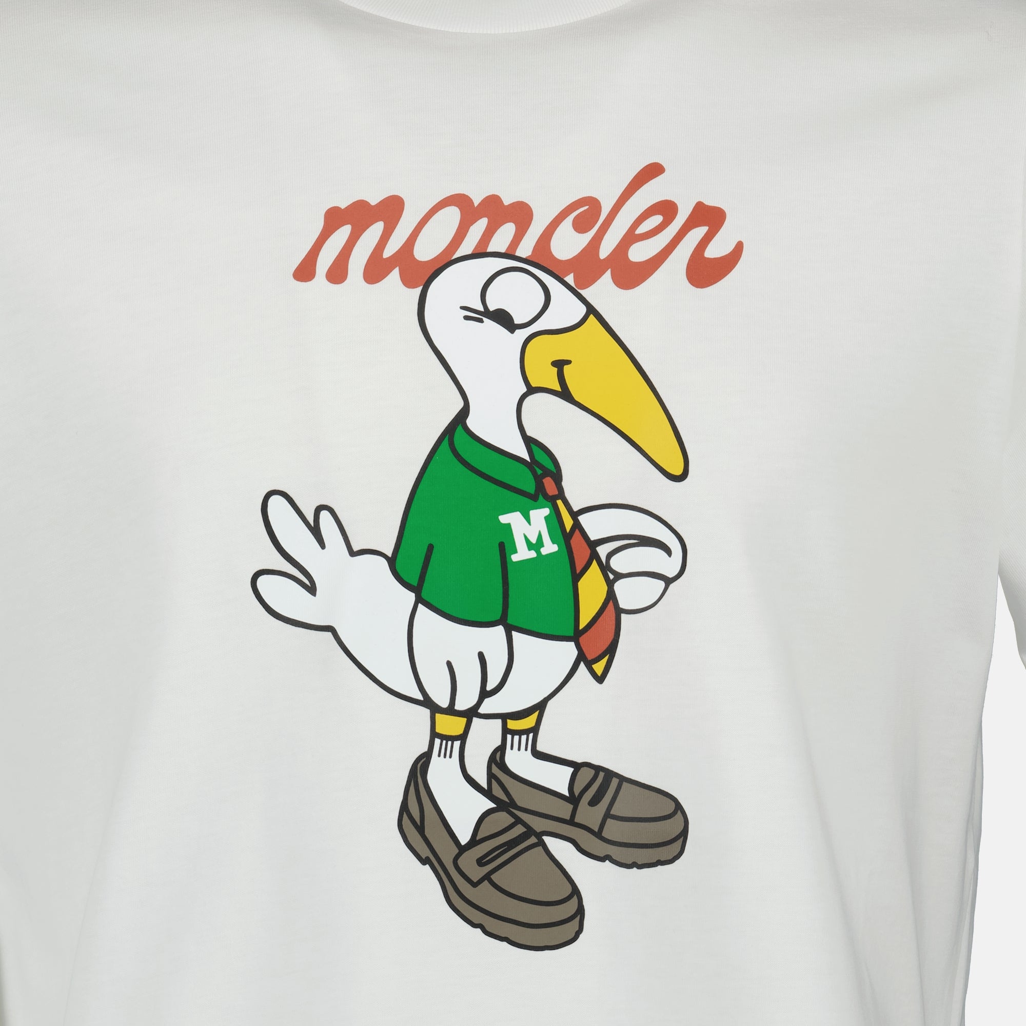 Bild des T-Shirts Mascotte Logo von Moncler für Herren - Saison Herbst-Winter 2025 - Produktdetailansicht 3