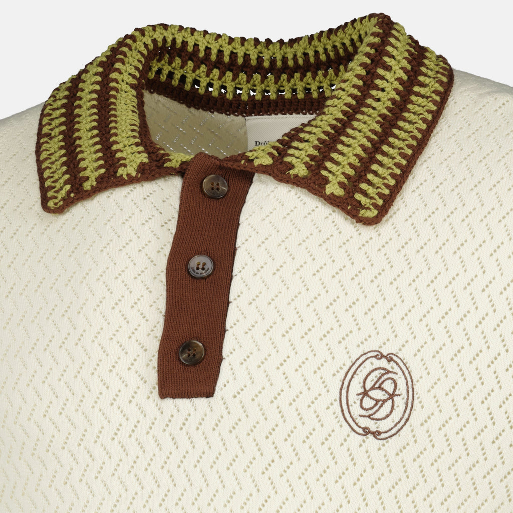 D-Miroir Beige Polo - Droite de Monsieur
