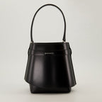 Black Leather Bag, Givenchy Shark Lock, Designer Bucket Bag, Elegant Handbag, Luxury Accessories