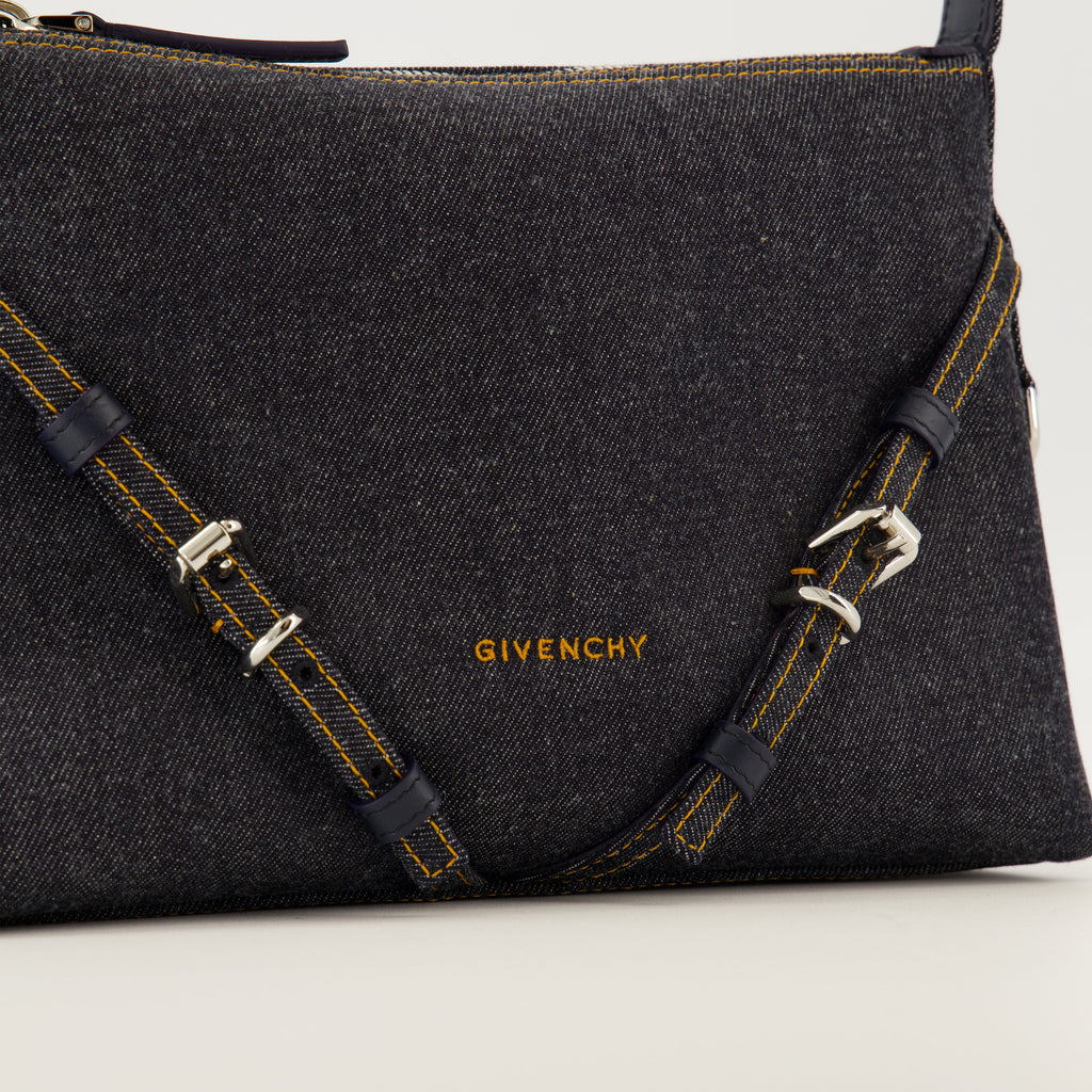 Bilde av Voyou Mini Denim Bag av Givenchy for kvinner - Sesong Høst-Vinter 2025 - Detaljvisning 1