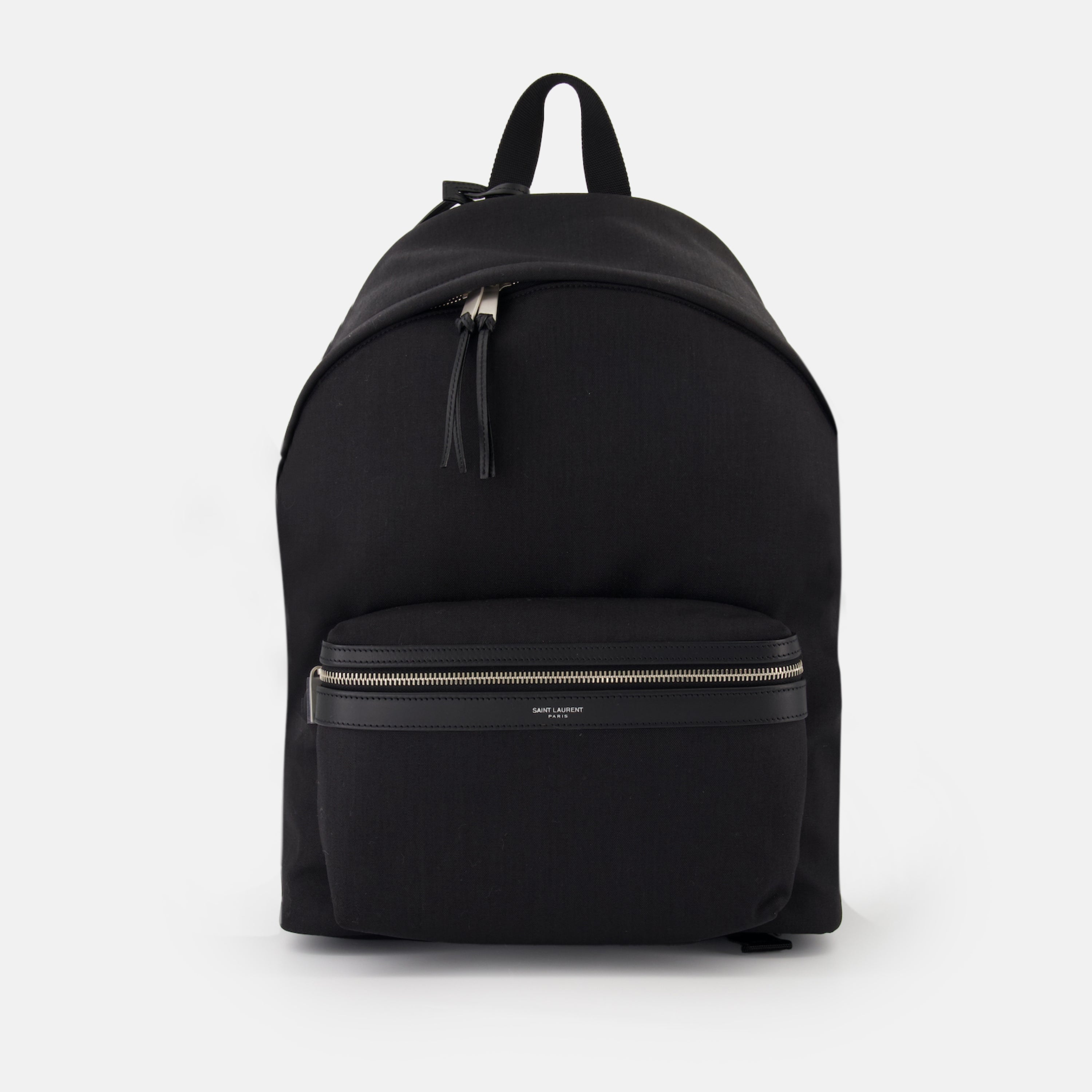 City Backpack, Saint Laurent, nylon backpack, leather details, men's accessories