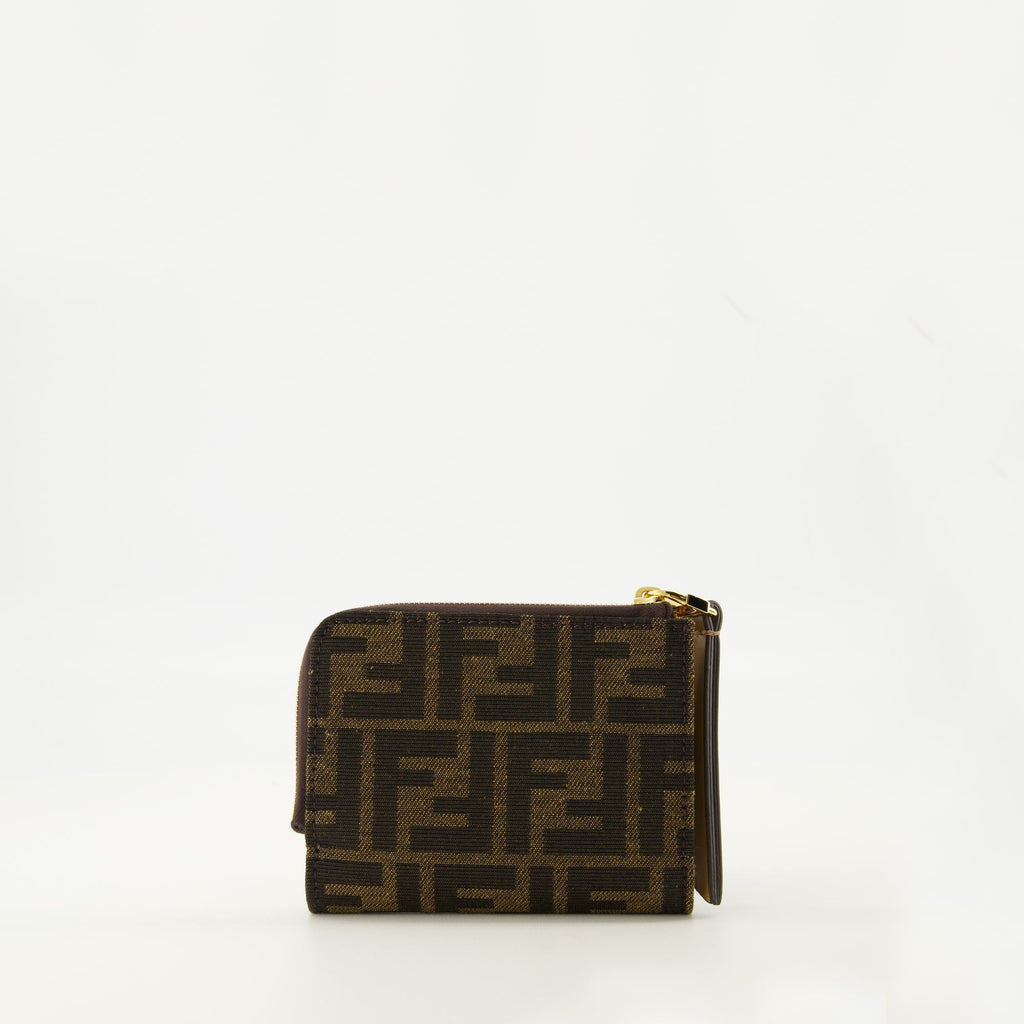 Fendi wallet, Slim Baguette Wallet, monogram wallet, designer accessories, zip-around wallet