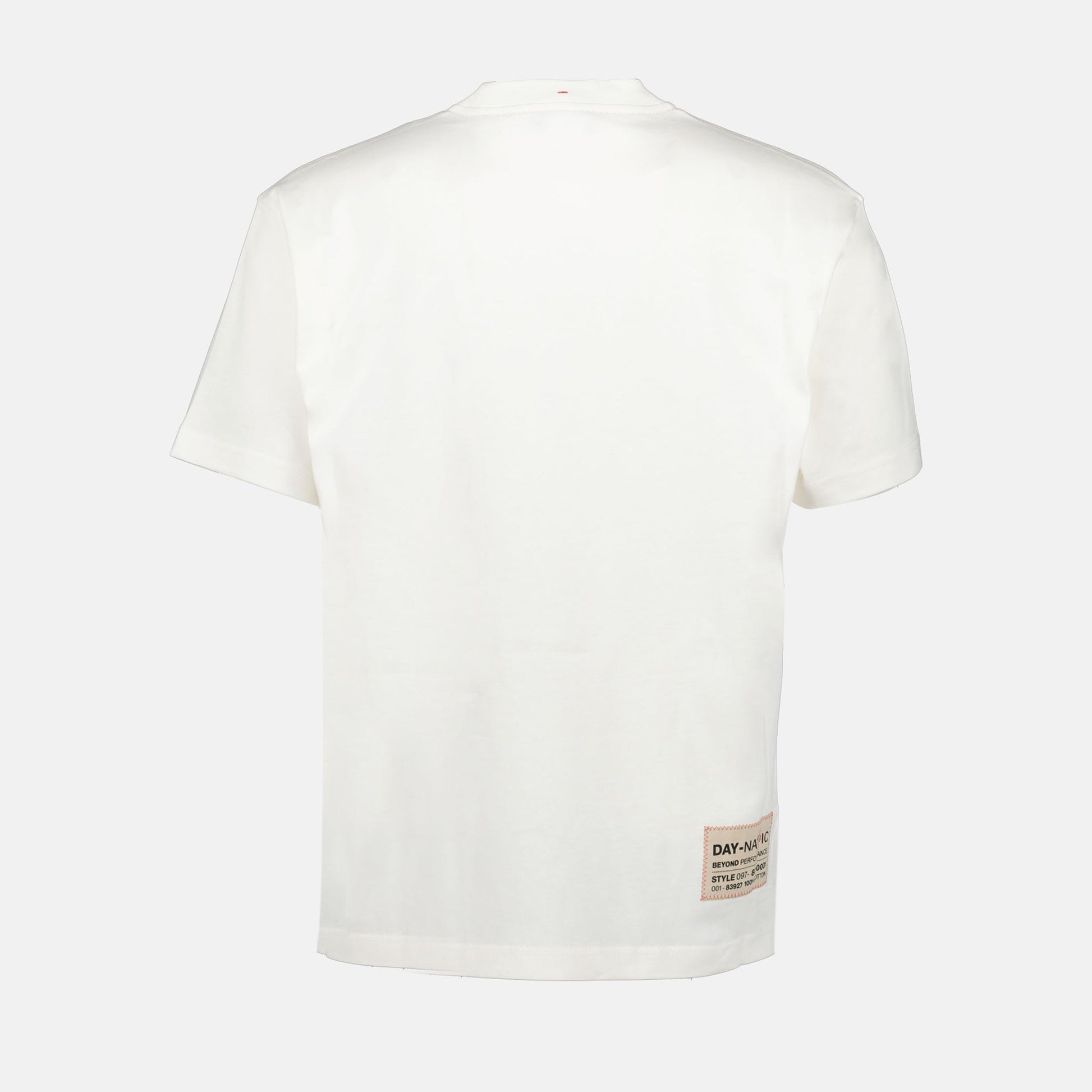 Moncler Grenoble T-shirt, White Printed T-shirt, Autumn-Winter 2024, Luxury Cotton T-shirt, High-end Fashion T-shirt