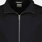 Black Zipped Jacket with Dior Embroidery