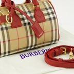 Image of Mini Bowling Check Bag by Burberry for Women - Season Spring-Summer 2026 - Detail View 1
