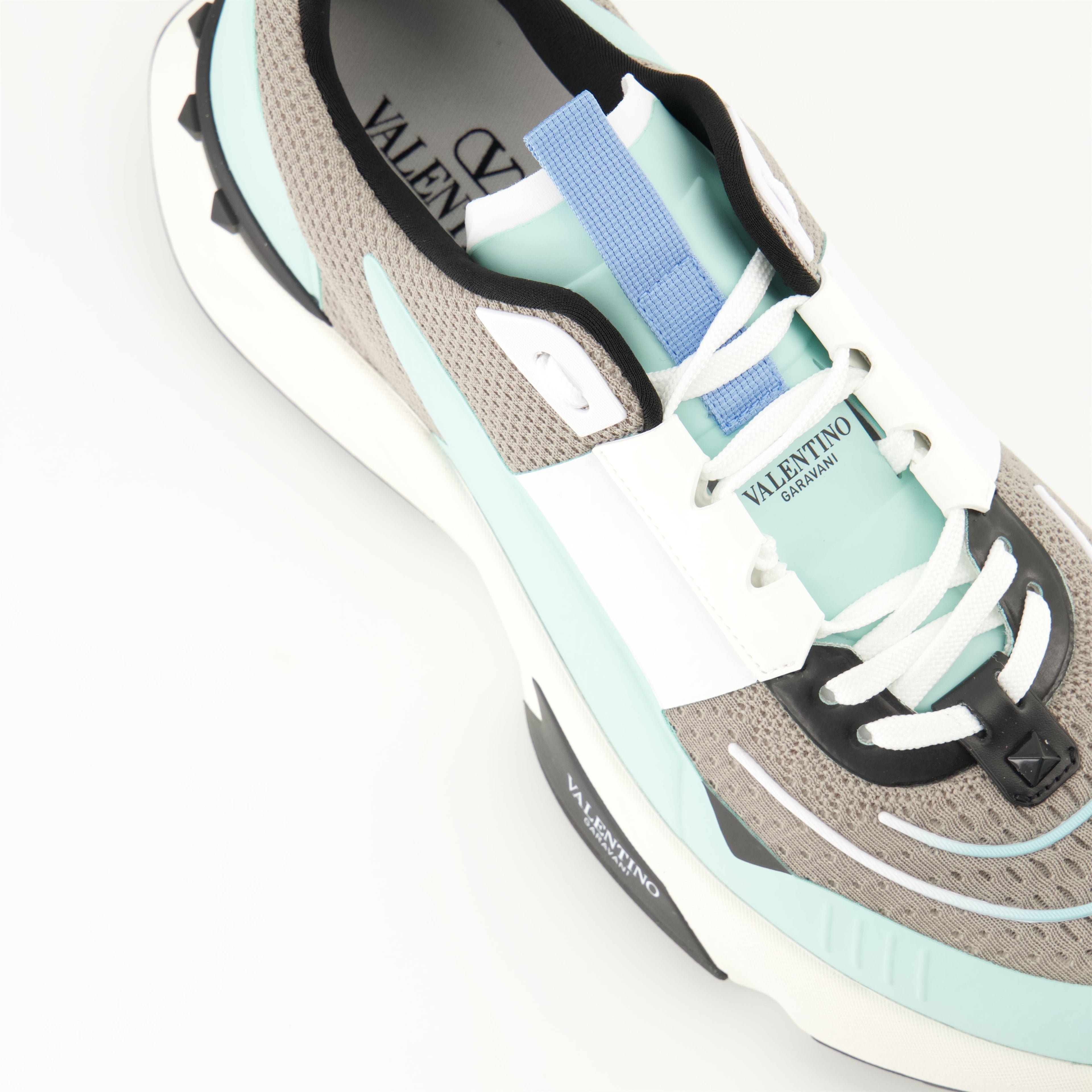 True Act Sneakers, Valentino Garavani Sneakers, Blue Grey Sneakers, Casual Footwear, Spring Summer Collection