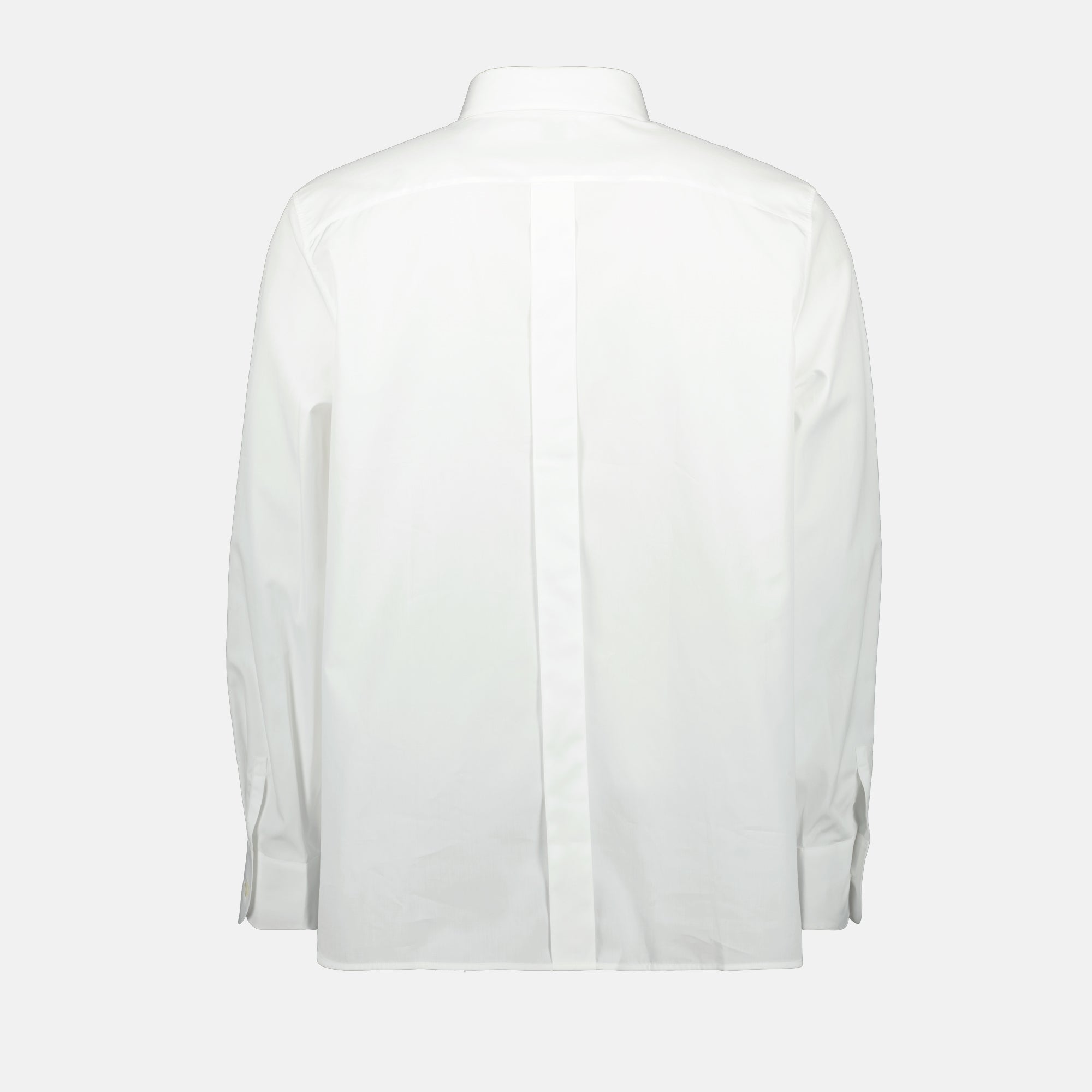 Saint Laurent shirt, Cotton poplin shirt, White shirt, Fashion shirt, Men's shirt