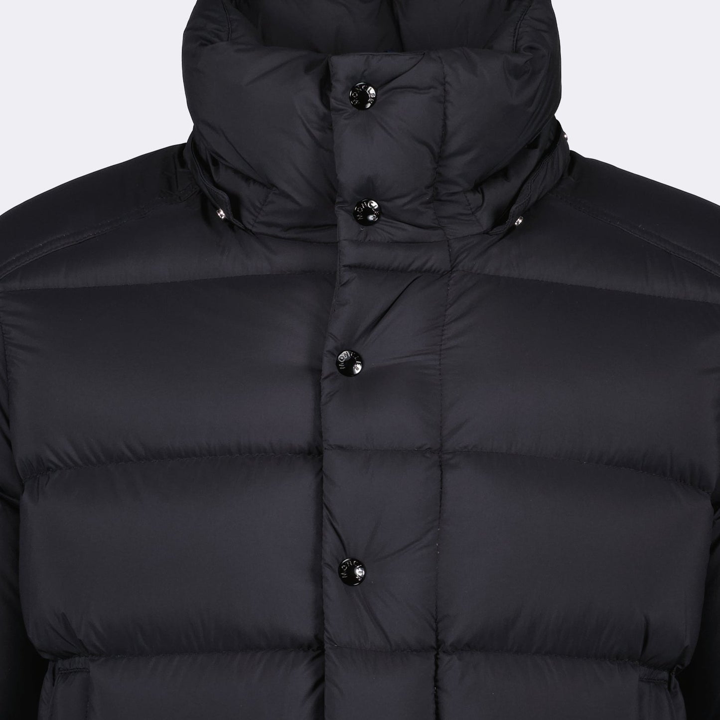 Moncler, down jacket, nylon jacket, black outerwear, winter fashion