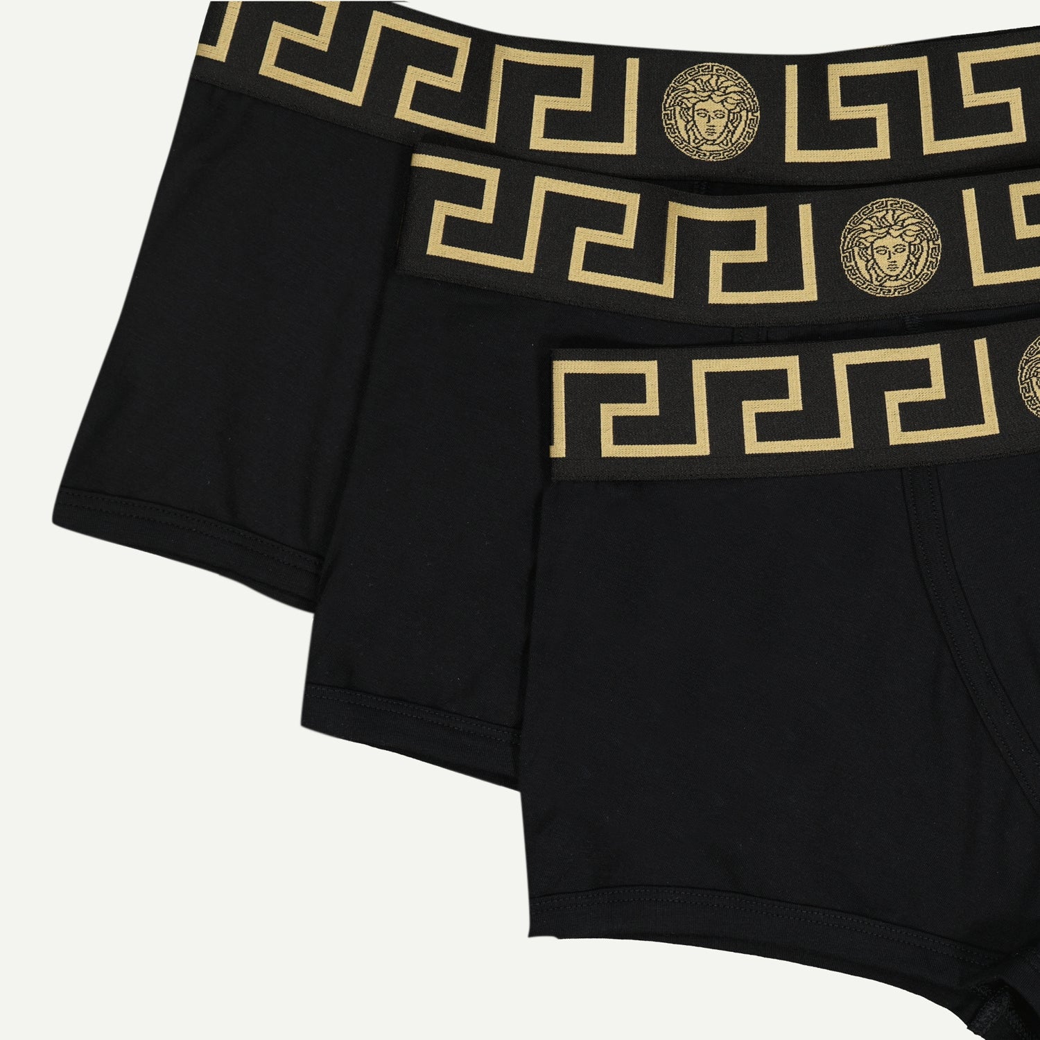 Versace, Black Boxers, Cotton Blend, Boxer Set, Autumn Winter 2024