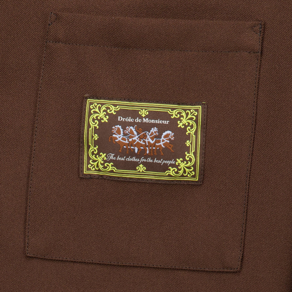 Camisa Elástica Marrón - Drôle de Monsieur