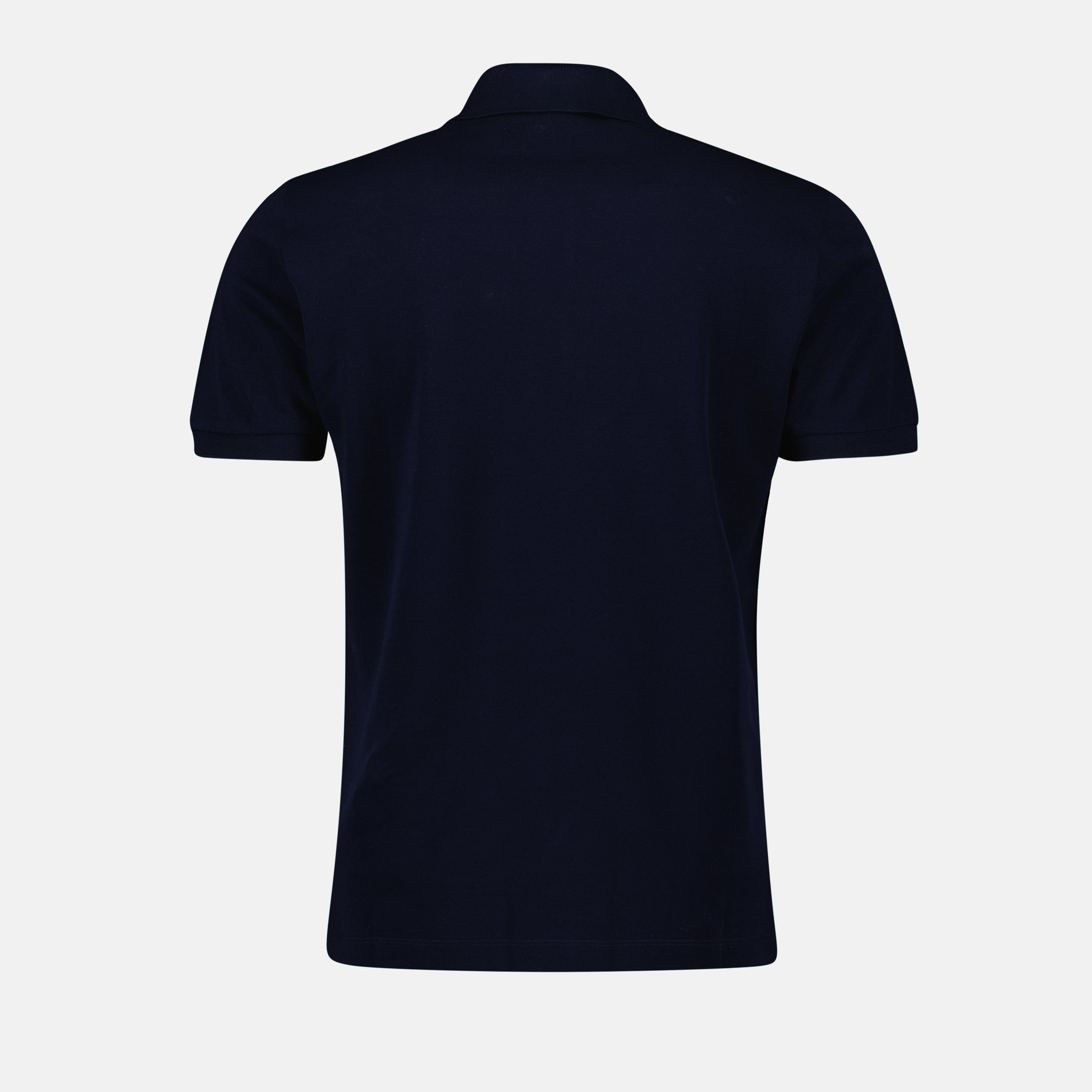 Fendi, Blue Cotton Polo, Piqué Fabric, Luxury Polo, Spring-Summer 2024