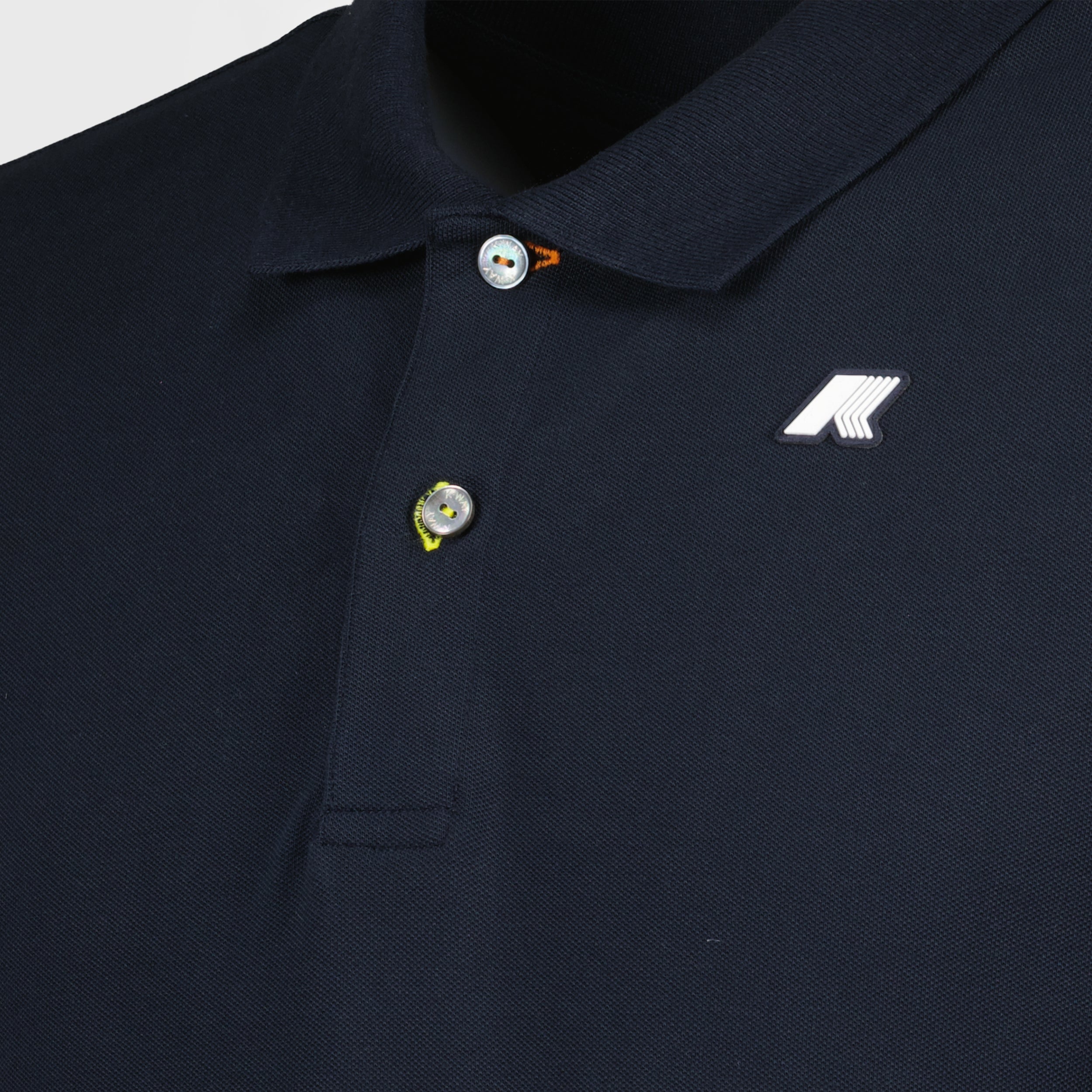Polo Vinnie, navy polo, K-Way, classic polo, piqué cotton