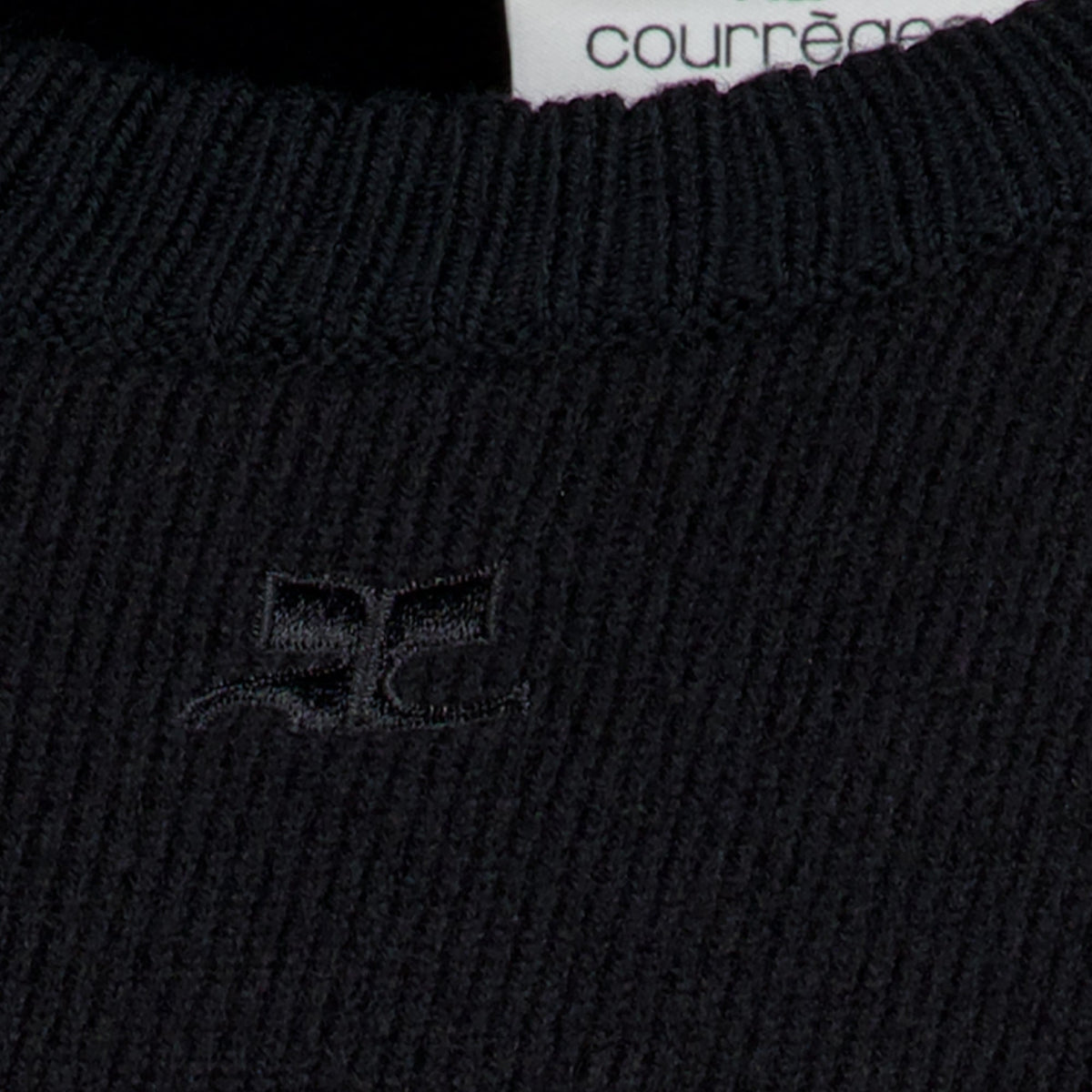 Jersey de lana negro