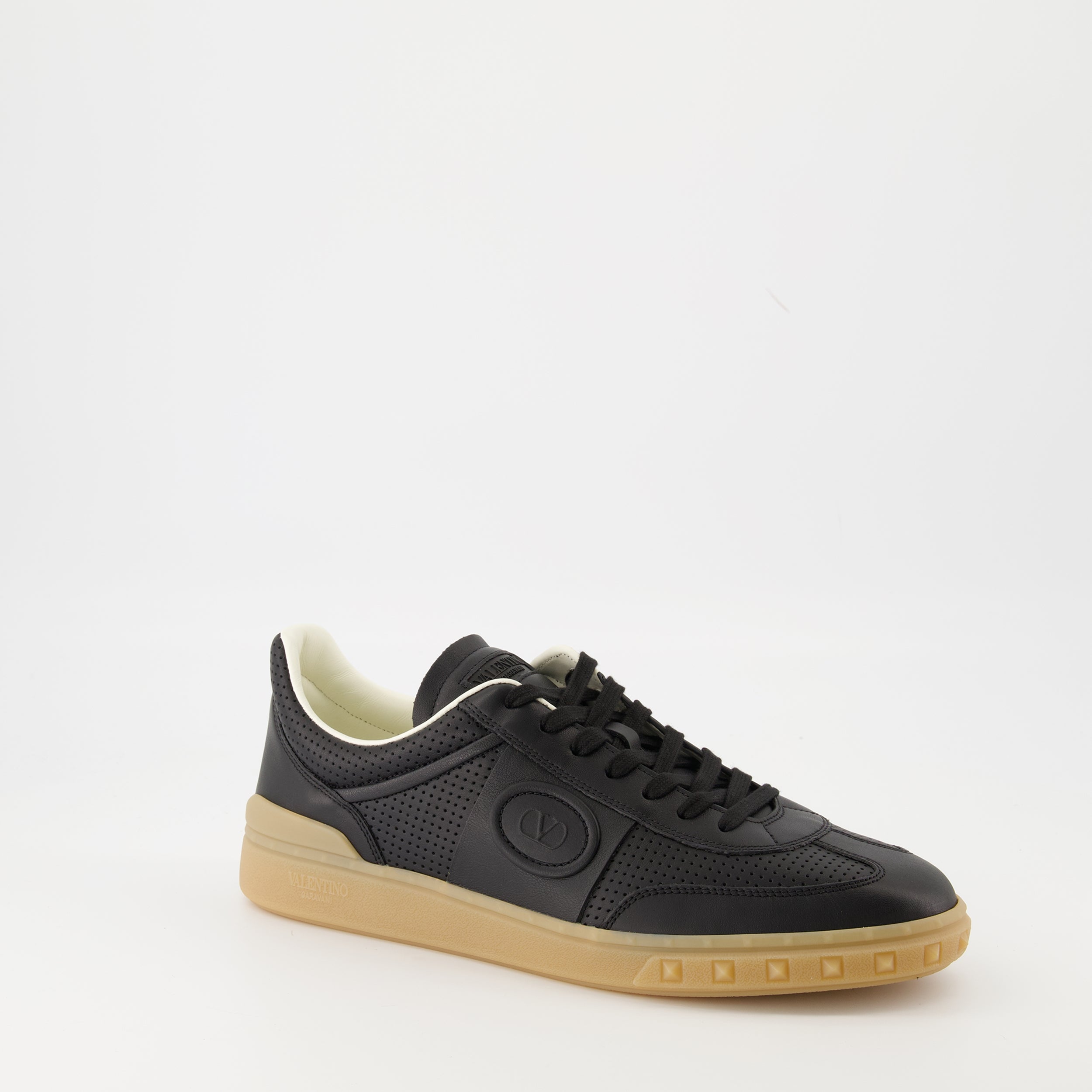 UpVillage Leather Sneakers, Valentino Garavani, nappa leather sneakers, luxury footwear, comfortable sneakers