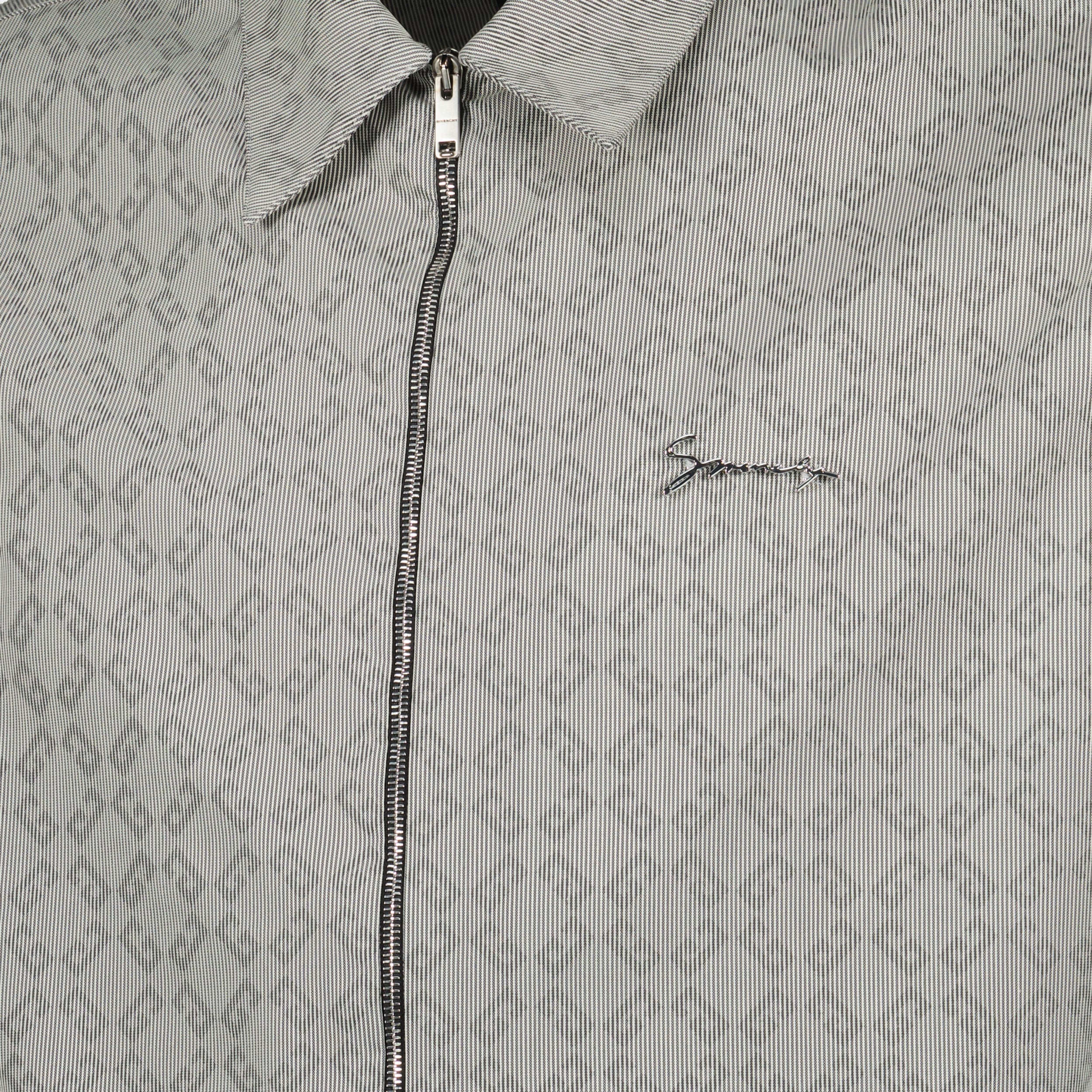 Chaqueta Camisa con Cierre Monograma