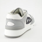 Image of Gray Leather B57 Sneakers by Dior for Men - Season Autumn-Winter 2024 - Back View