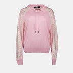 Imagen de una sudadera de seda y algodón de Versace para mujeres - Temporada Primavera-Verano 2025 - Vista Frontal