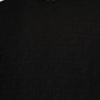Imagem da T-shirt preta FF da Fendi para homens - Temporada Primavera-Verão 2026 - Detalhe vista 1