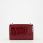 Bordeaux patent bag, Kate bag, designer handbags, elegant accessories, Saint Laurent bag