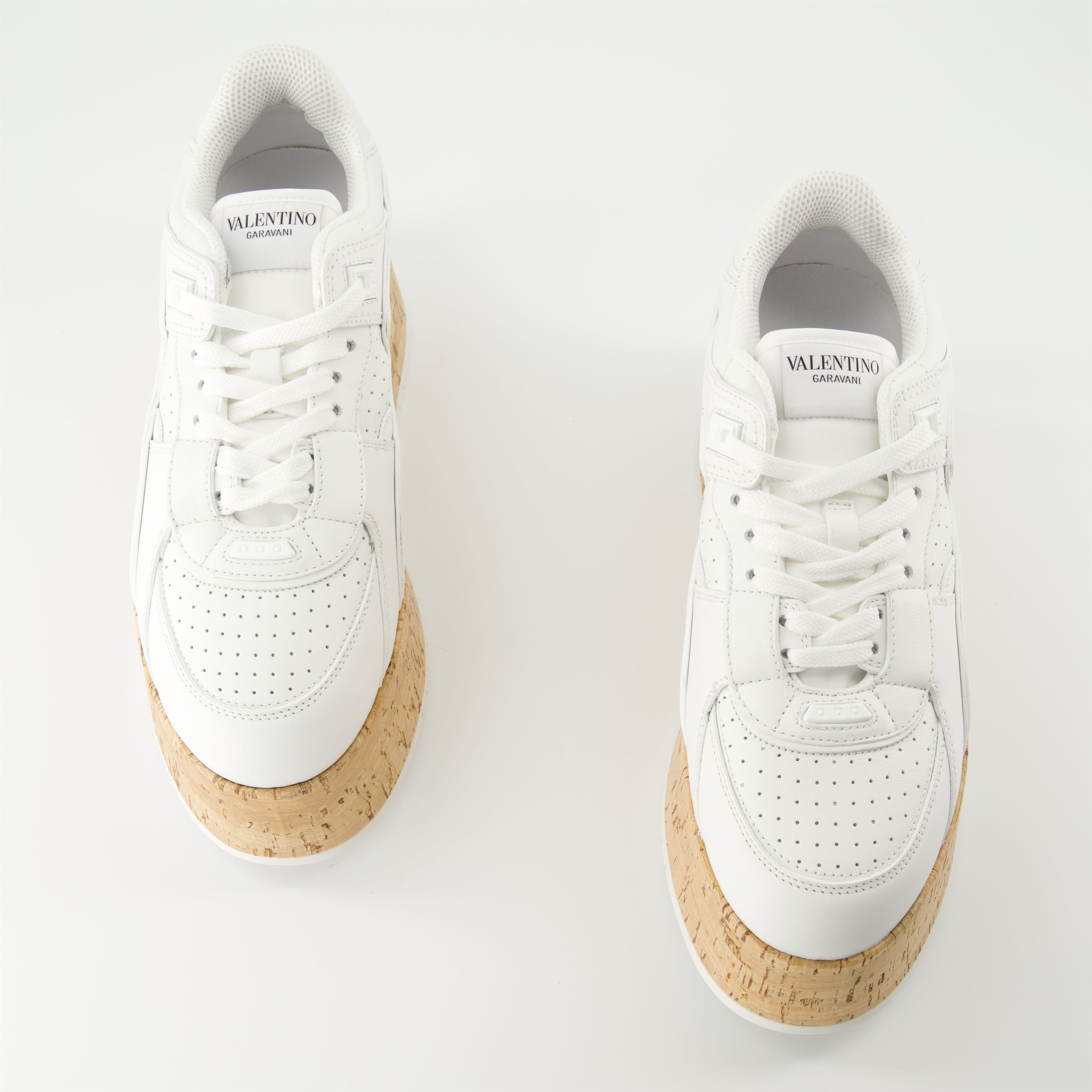 Freedots XL sneakers, leather sneakers, platform sneakers, Valentino Garavani, stylish footwear
