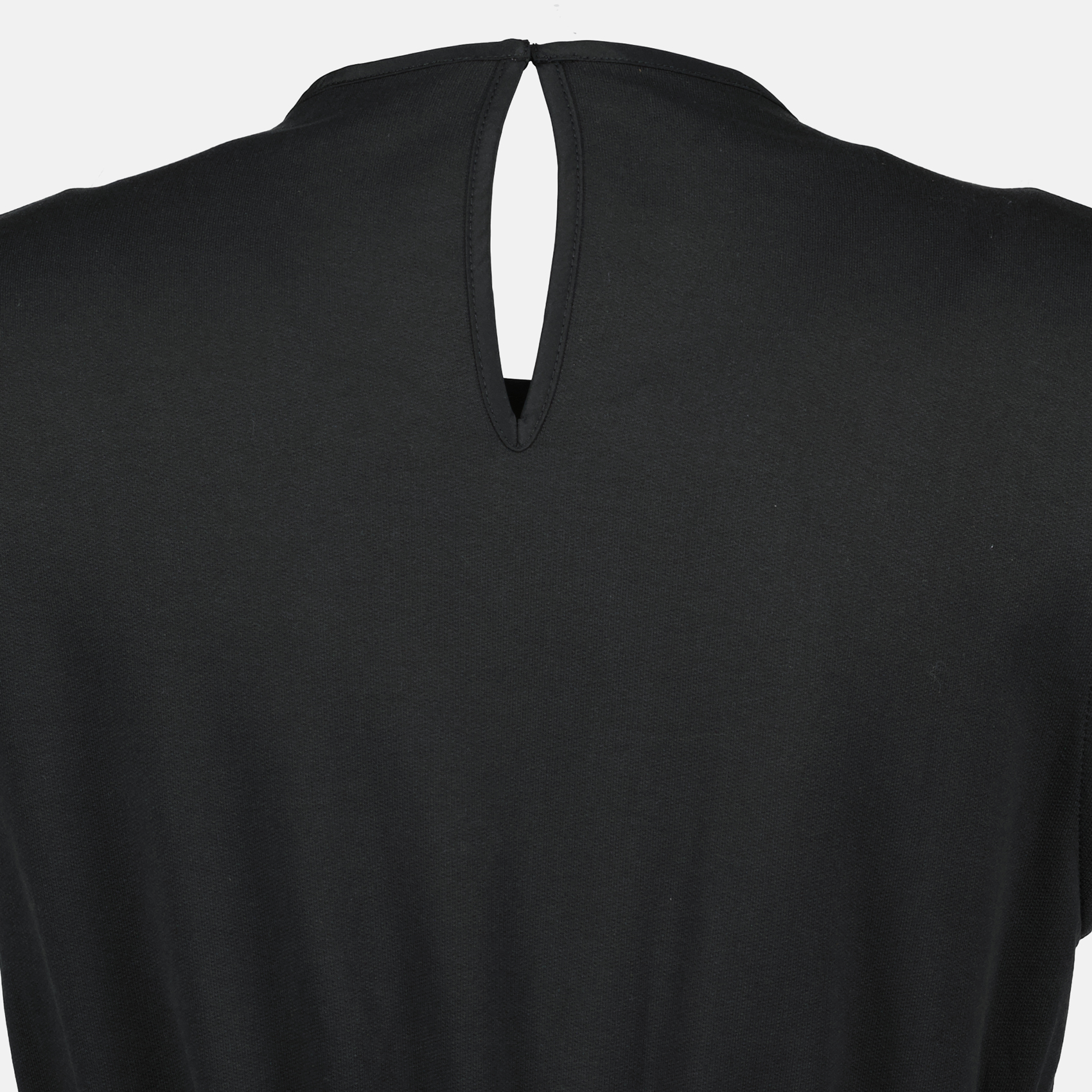 양면 소재 블랙 드레스