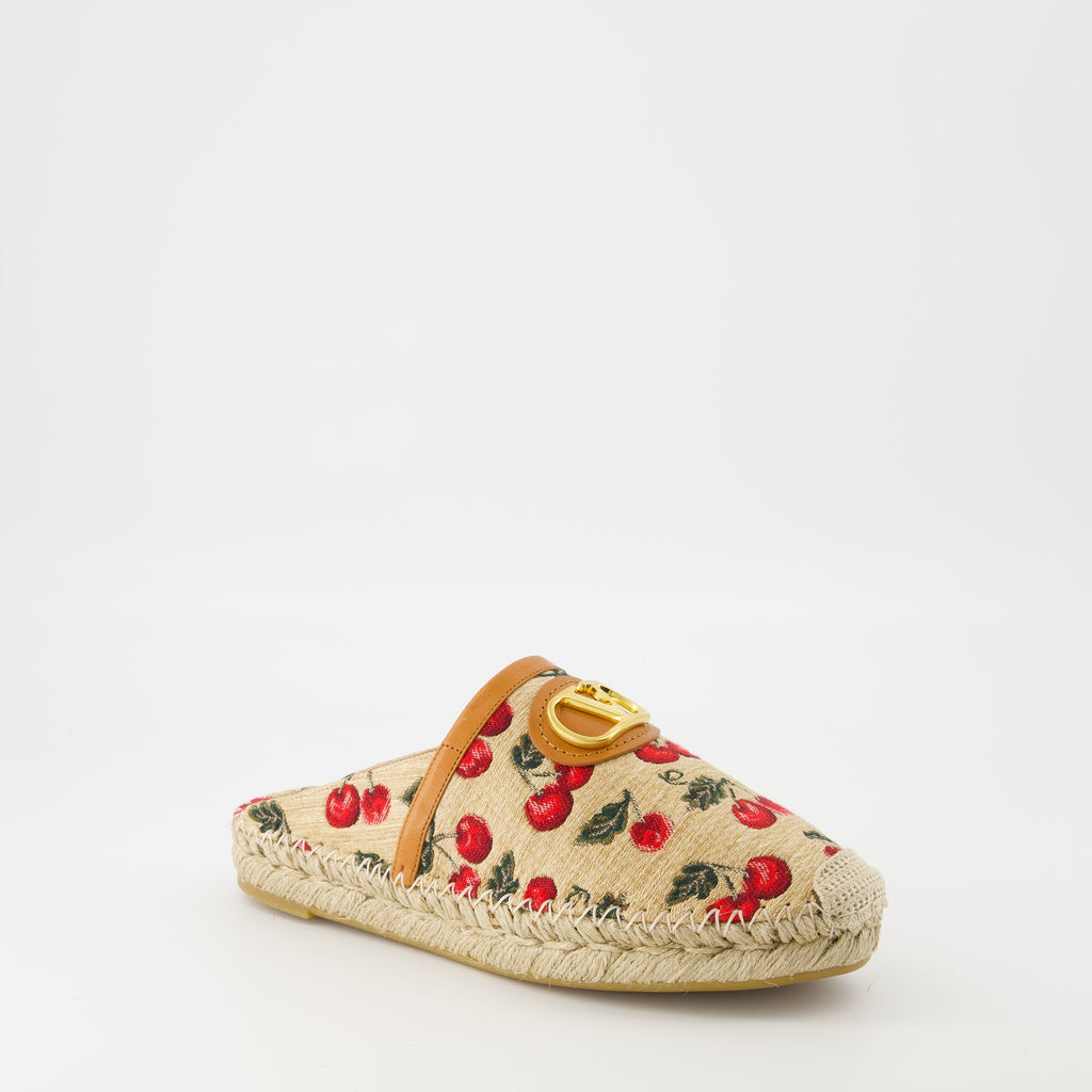 Mules, Raphia, Spring-Summer 2025, VLogo, Elegant Footwear