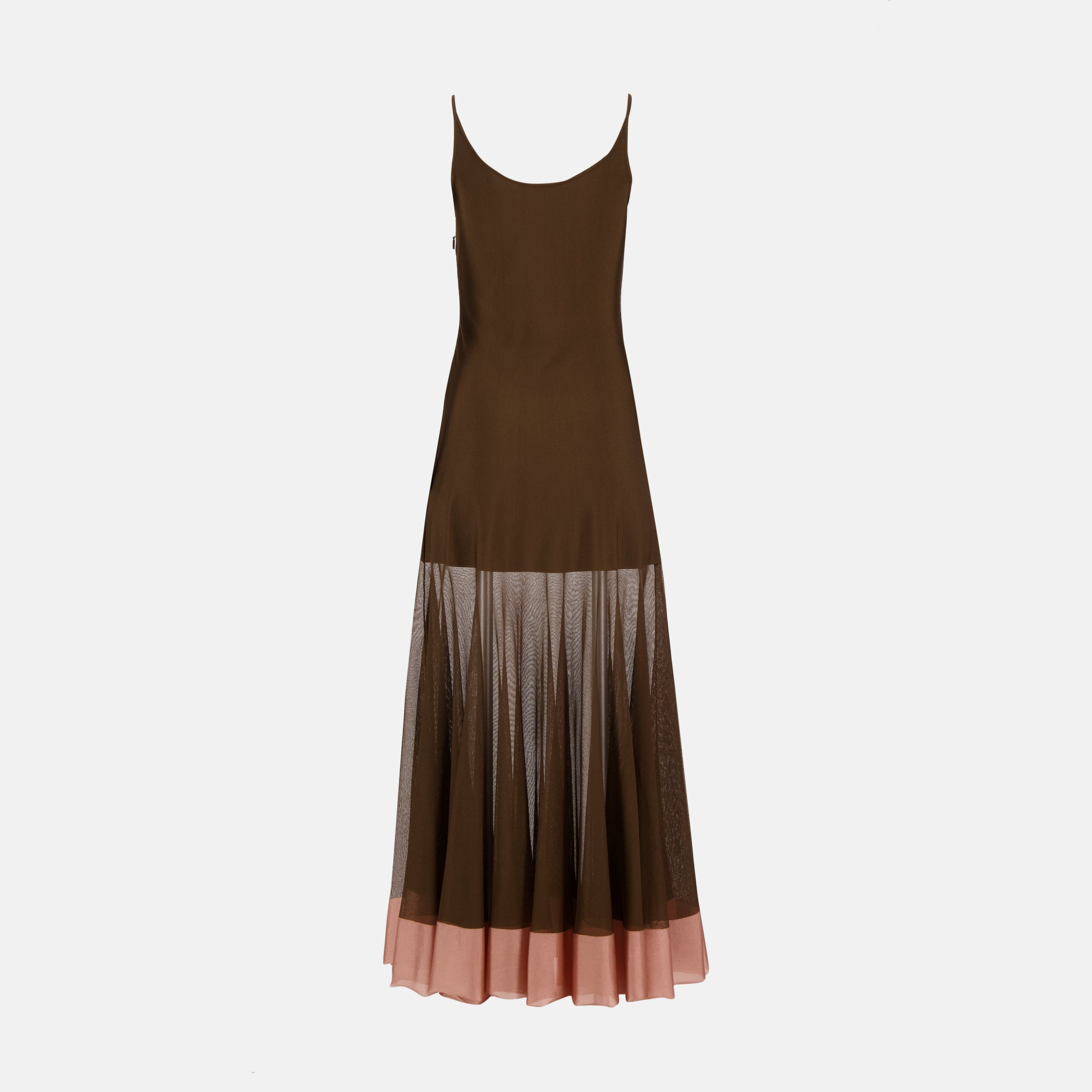 maxi dress, Fendi dress, Spring-Summer 2025, elegant dress, women's fashion