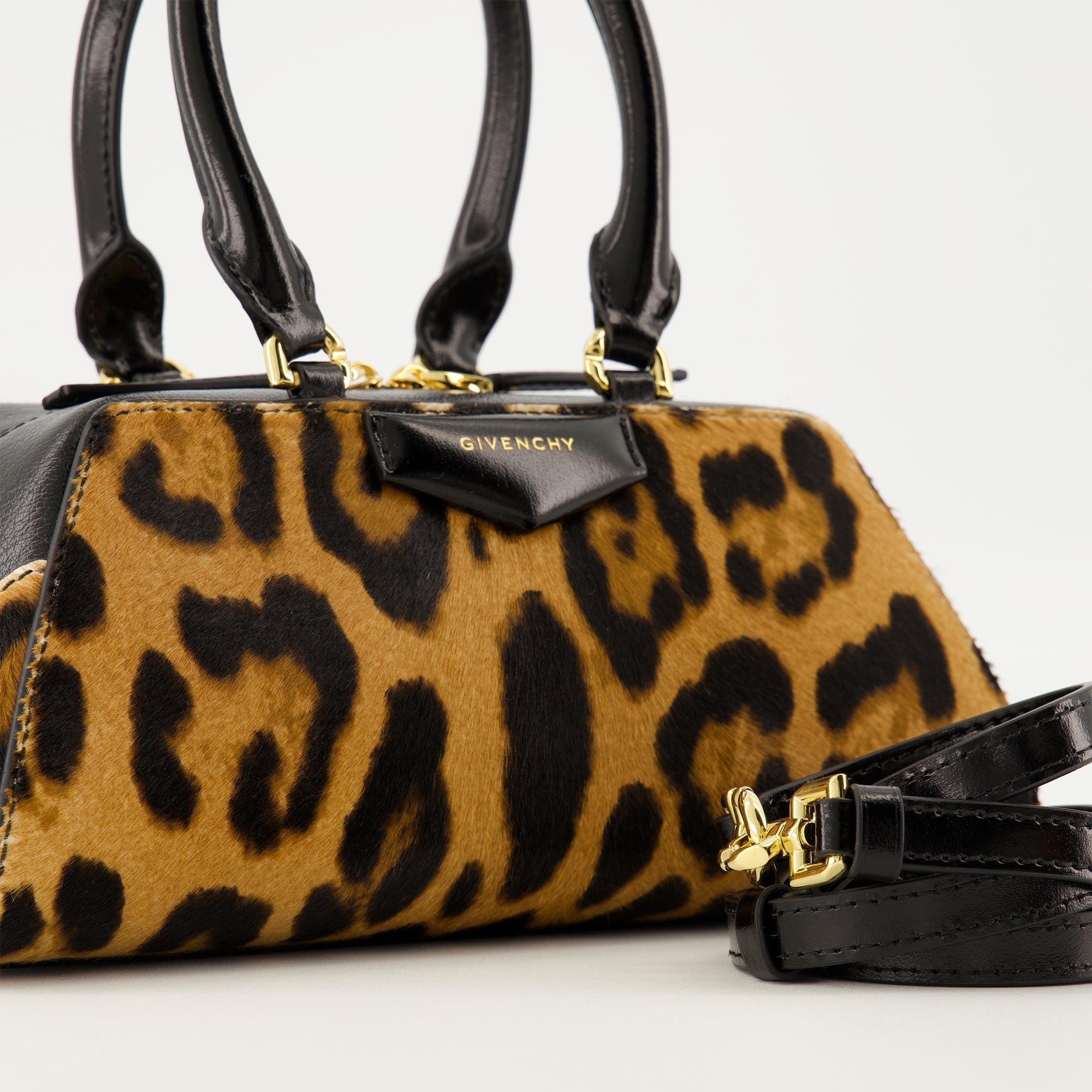 Givenchy handbag, Antigona mini bag, leopard print handbag, designer accessories, luxury handbags
