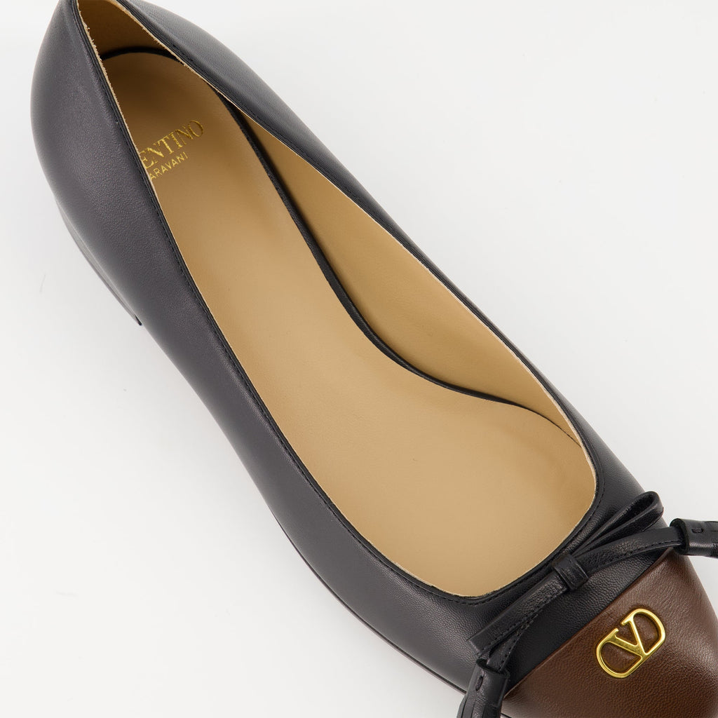 Ballerines, Valentino Garavani, goat leather, designer flats, luxury footwear
