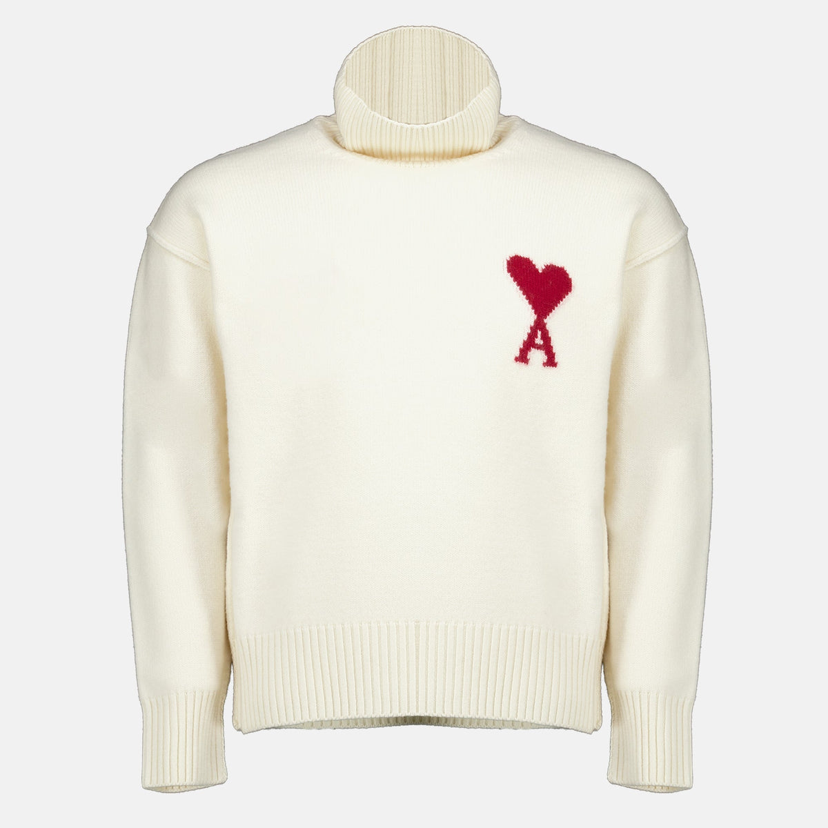 Sweater de Gola Alta Branca De Coeur