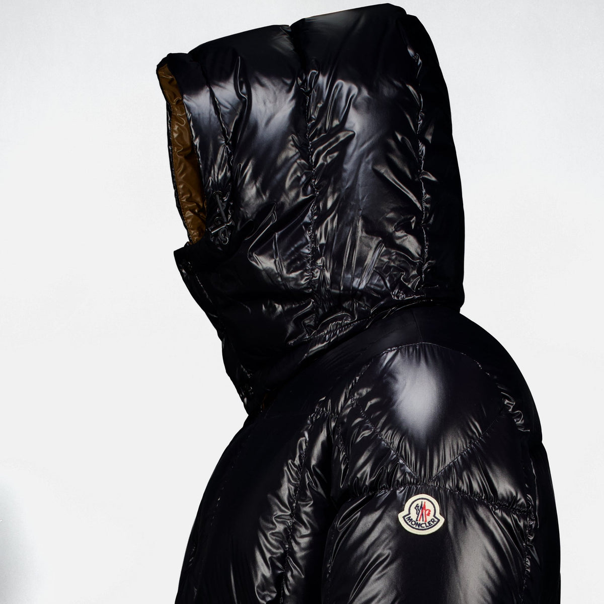 Chaqueta de plumón negra Parana