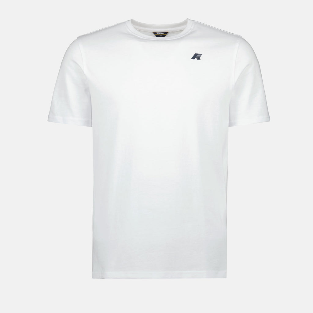 K-Way T-shirt, white cotton T-shirt, Odom design, casualwear, Spring-Summer collection