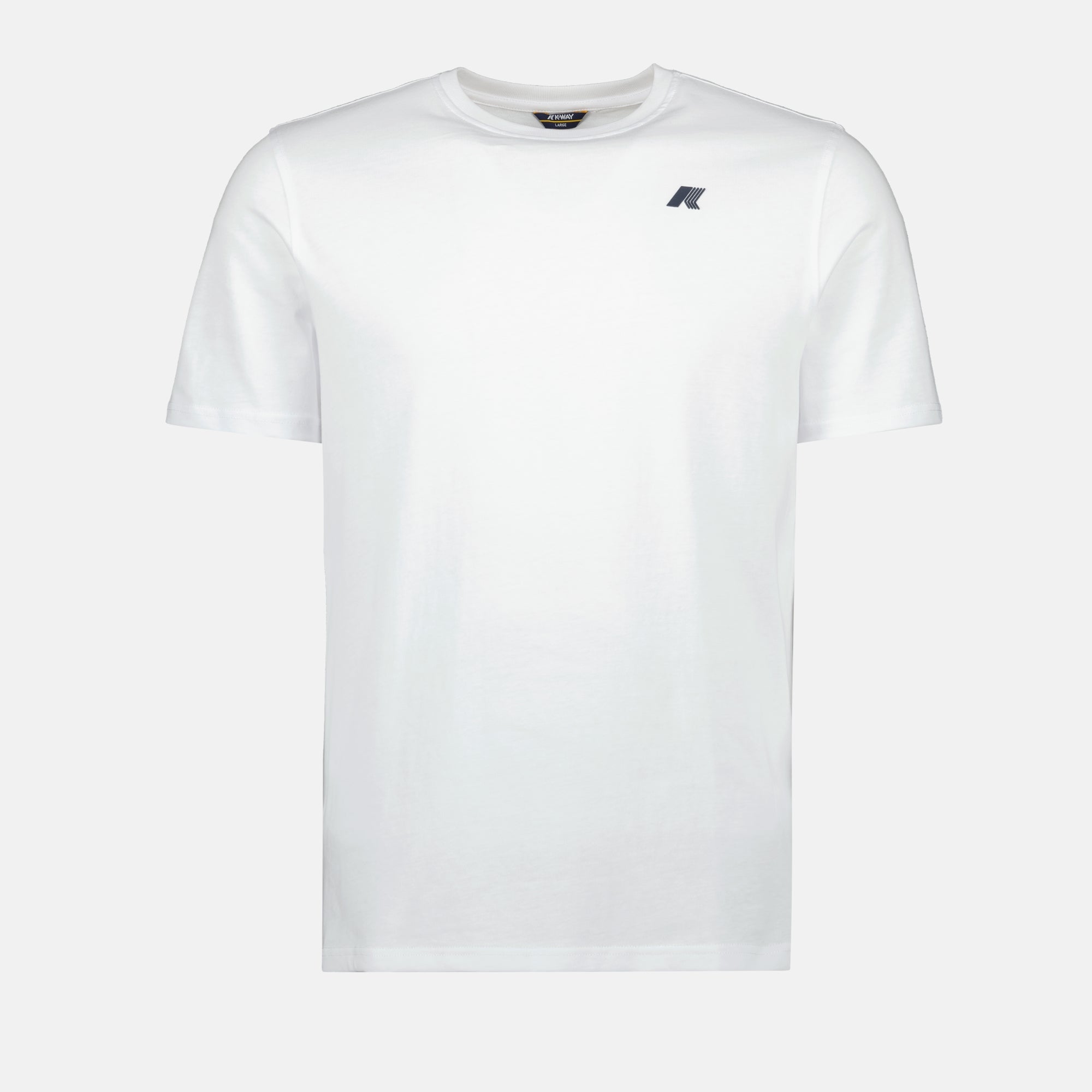 K-Way T-shirt, white cotton T-shirt, Odom design, casualwear, Spring-Summer collection
