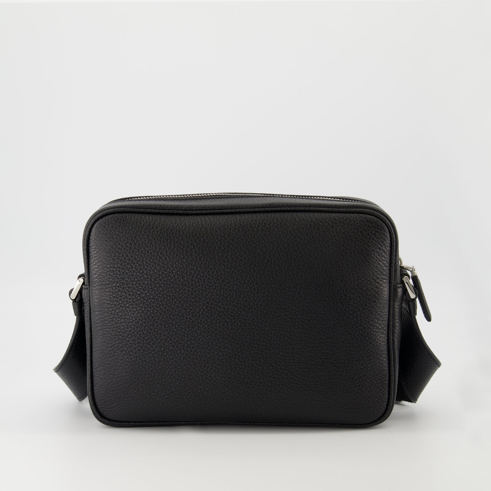Prada bag, black shoulder bag, grained calf leather, sustainable fashion, luxury accessories