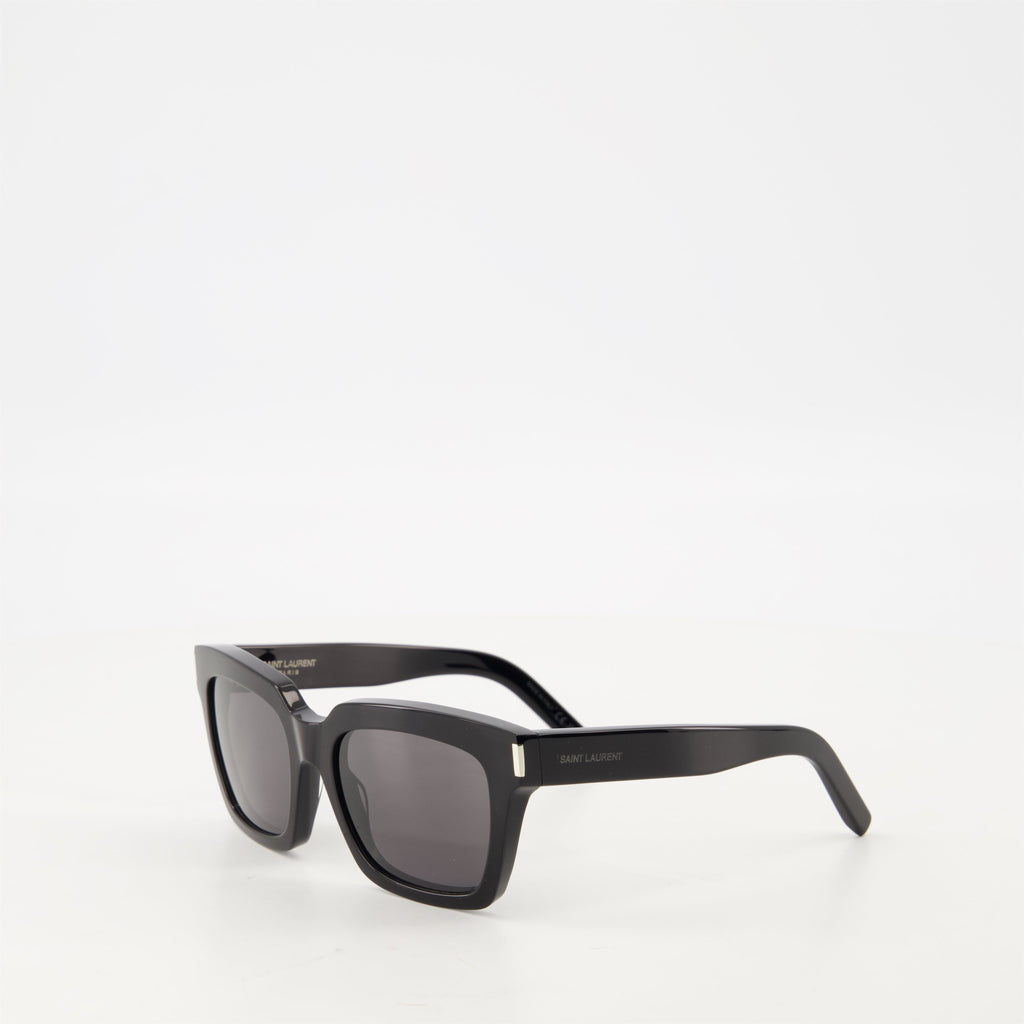 Bold SL2 sunglasses, Saint Laurent eyewear, black sunglasses, UV protection glasses, unisex sunglasses