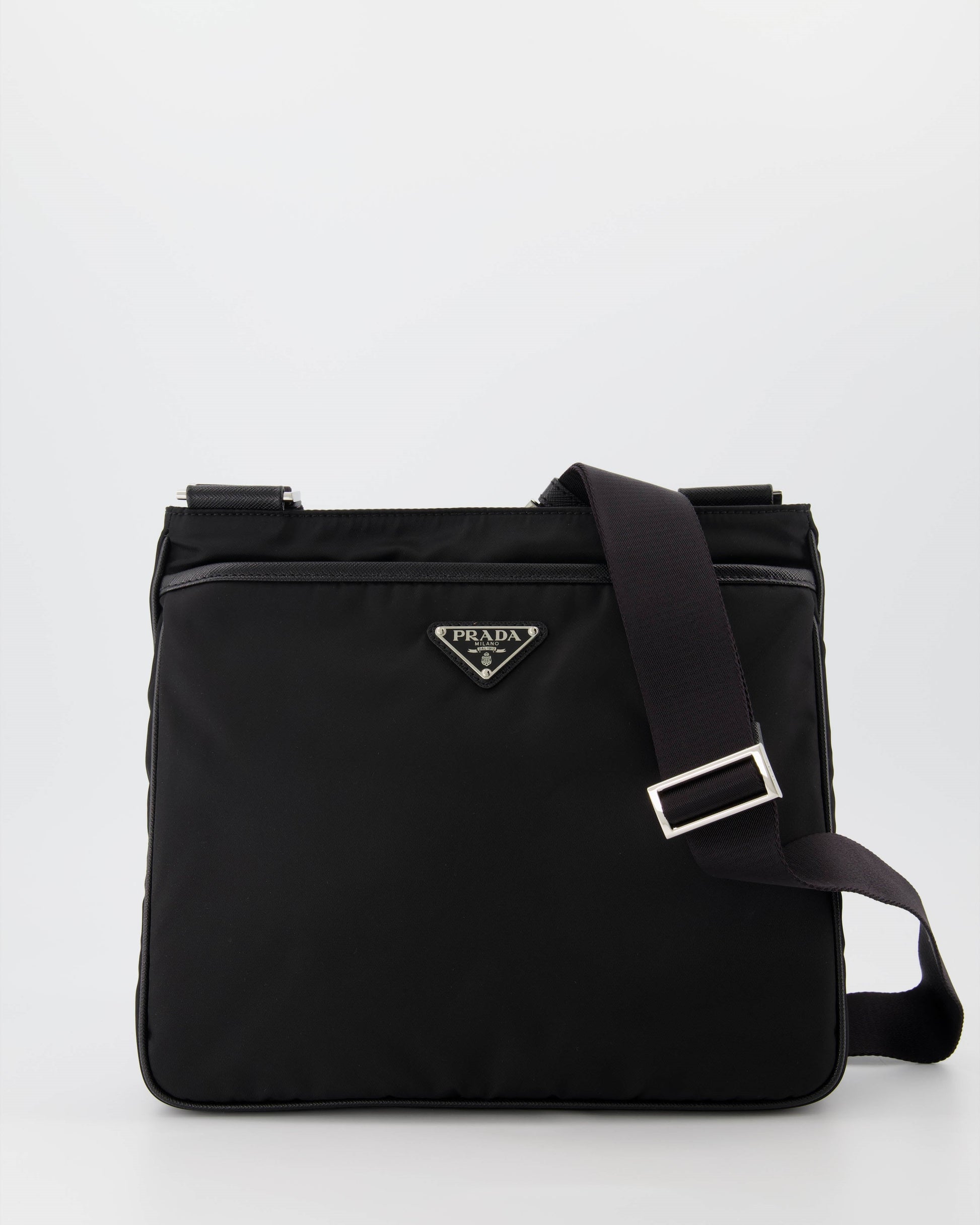 Prada, Re-Nylon, Messenger Bag, Luxury Men’s Bags, Sustainable Fashion