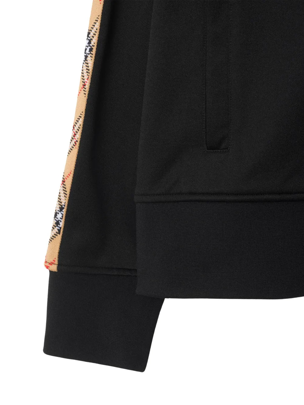 블랙 코튼 트랙 재킷