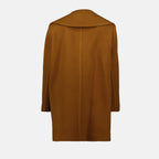 Image of Brown Wool Coat by Patou for Women - Season Autumn-Winter 2025 - Product detail view 1