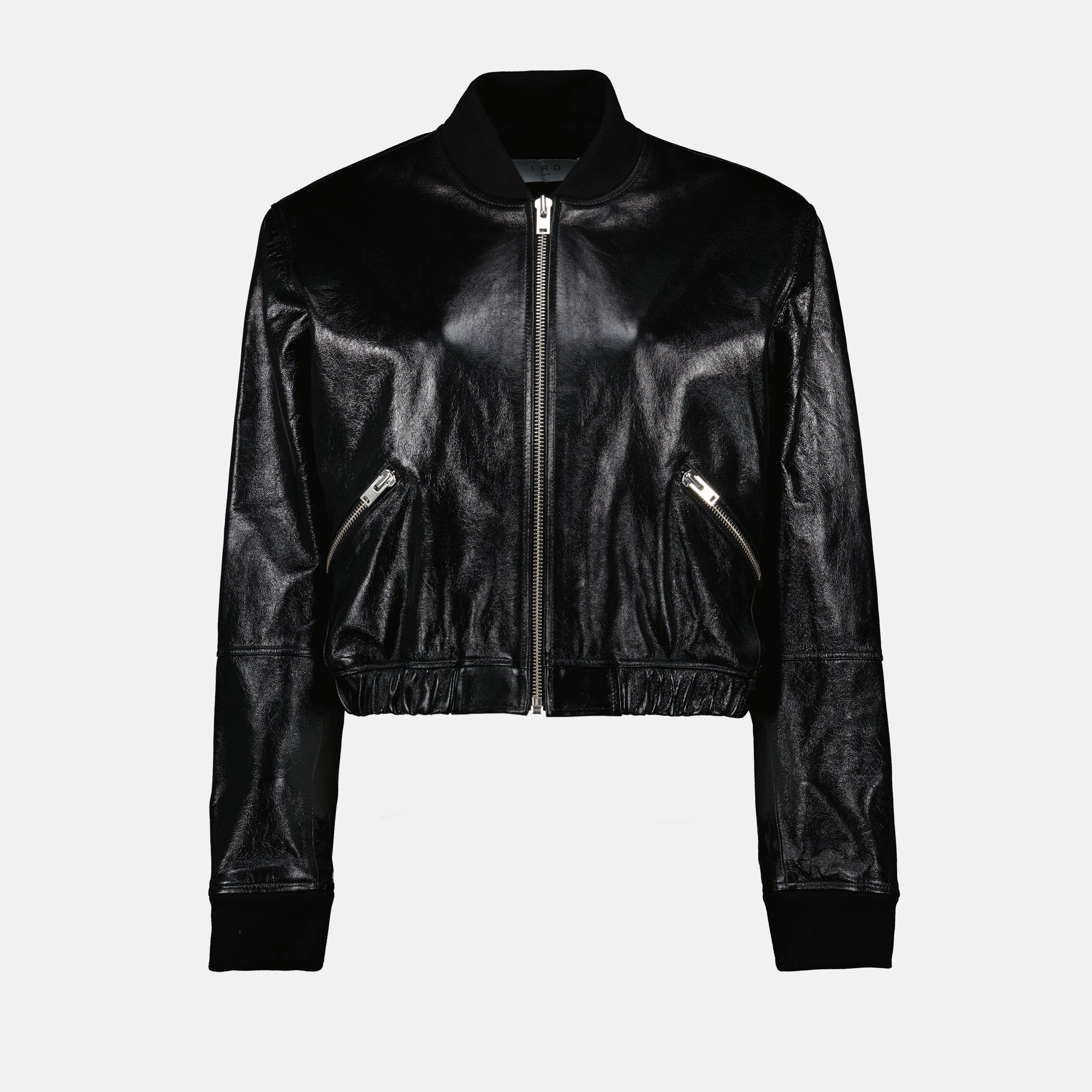 leather jacket, Iro, bomber collar, modern design, Spring-Summer 2025