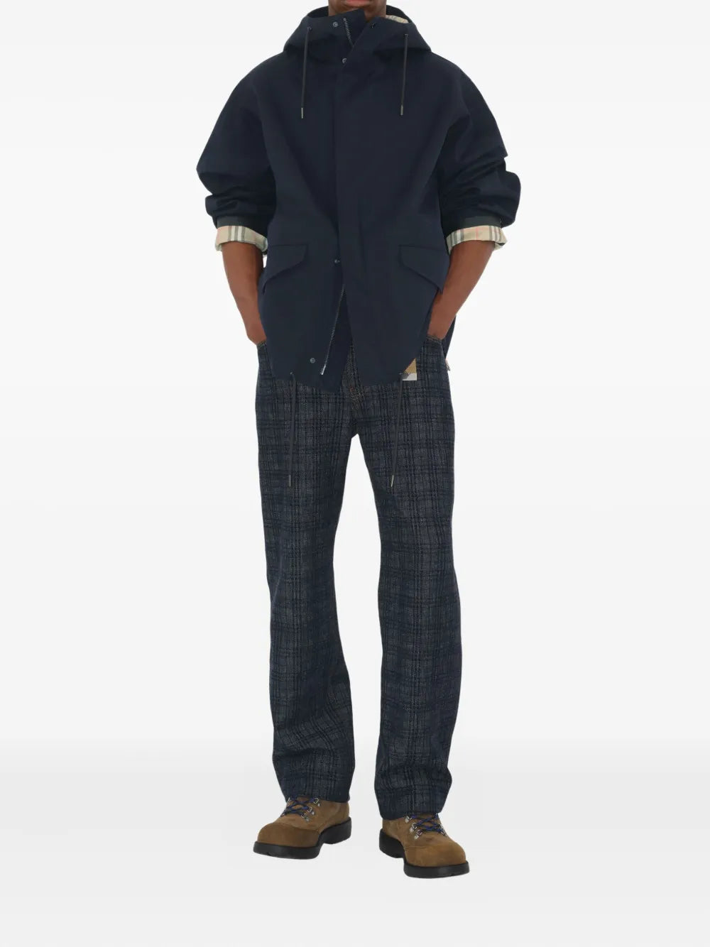 Parka Corto Blu Navy