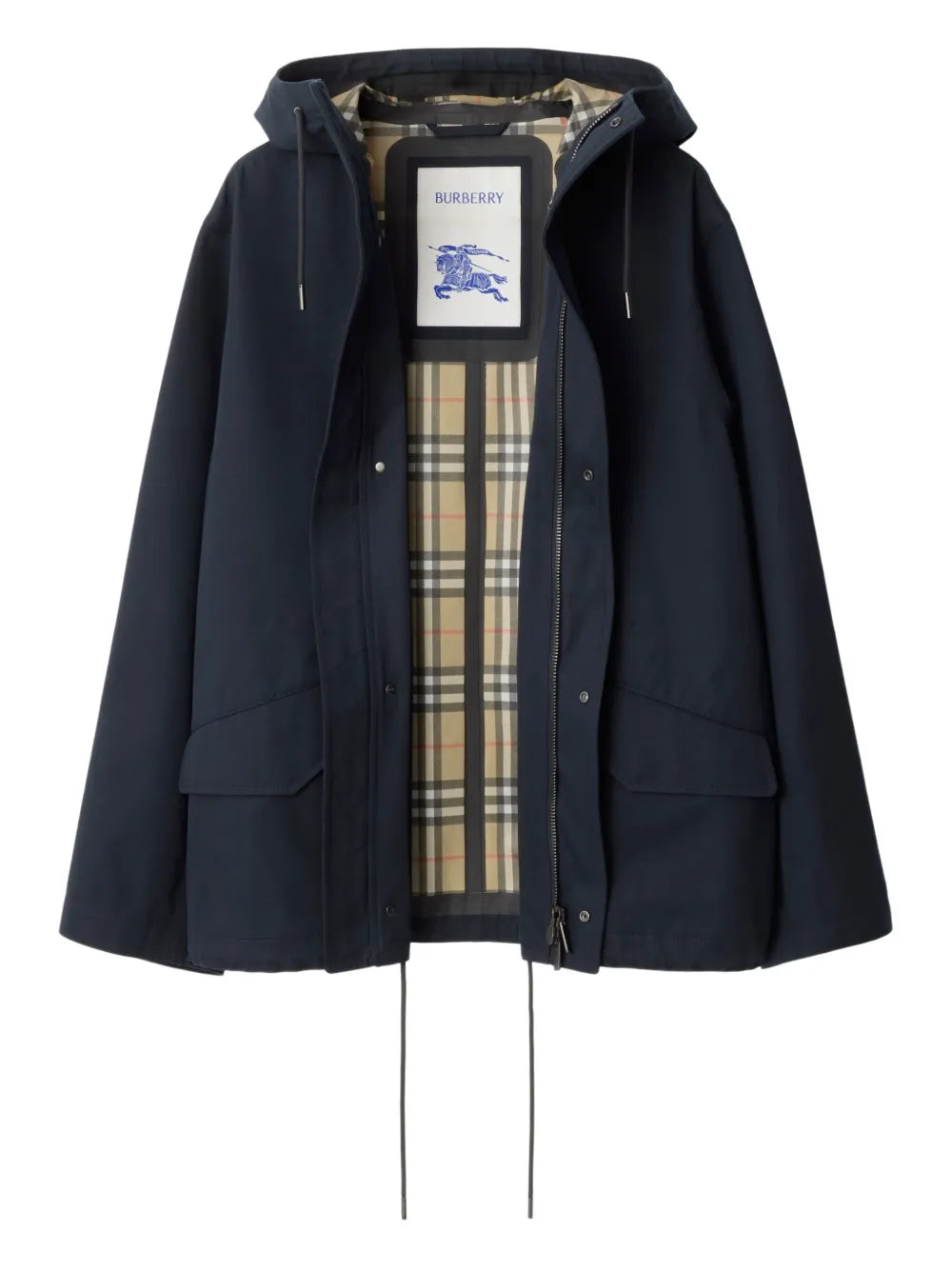 Parka Corto Blu Navy
