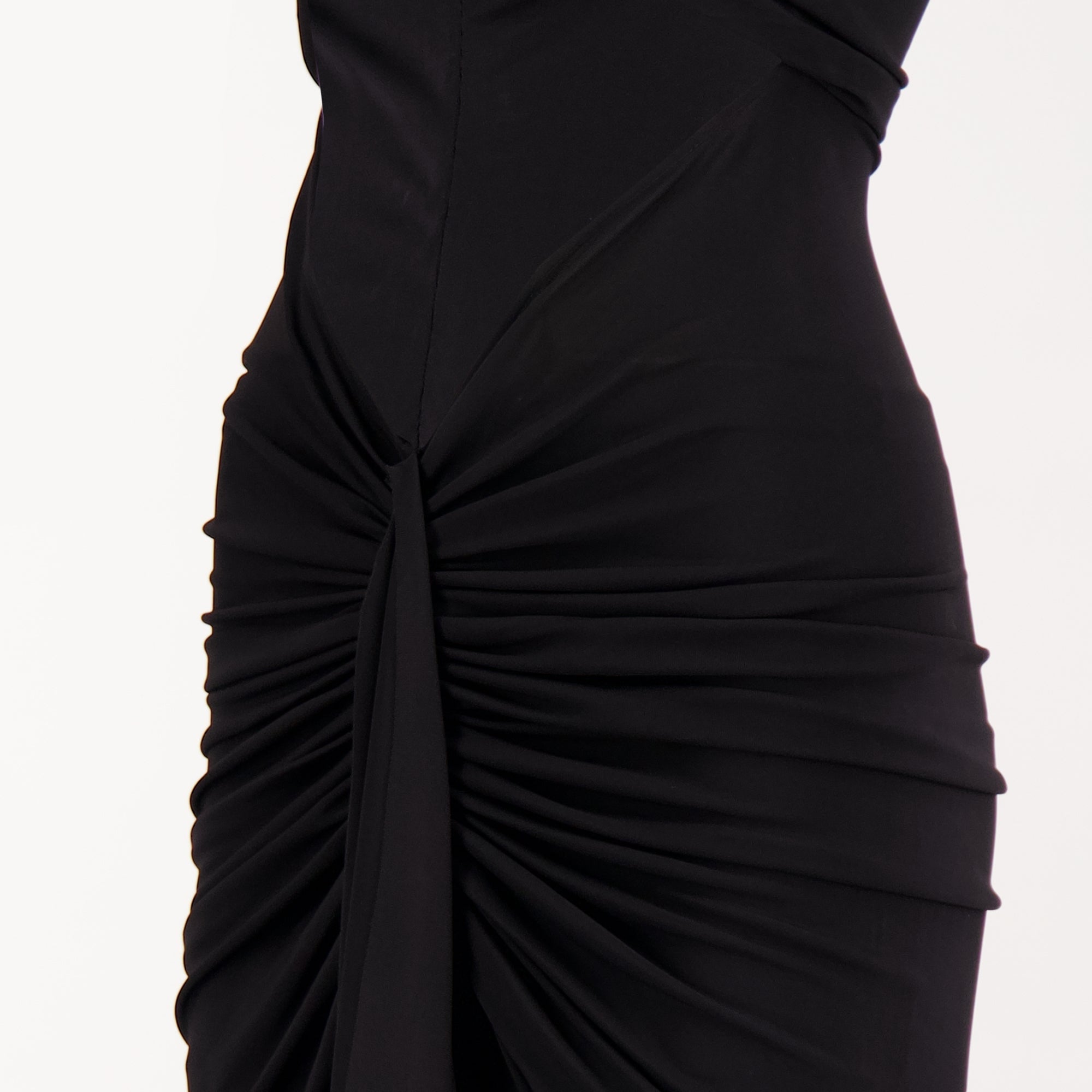 Vivenda dress, Christopher Esber, black dress, Fall-Winter fashion, draped details