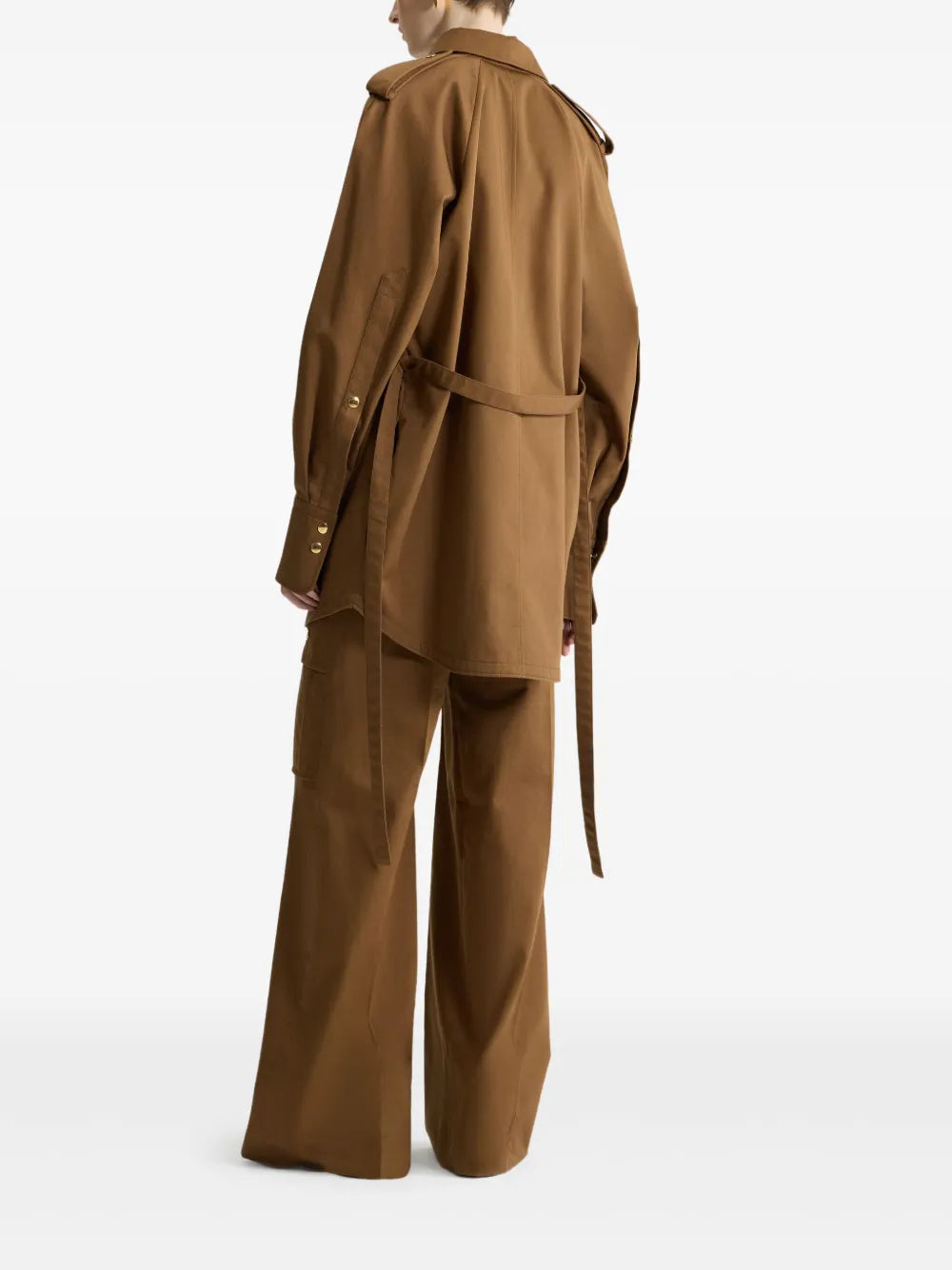 Vestido Camisa Castanho