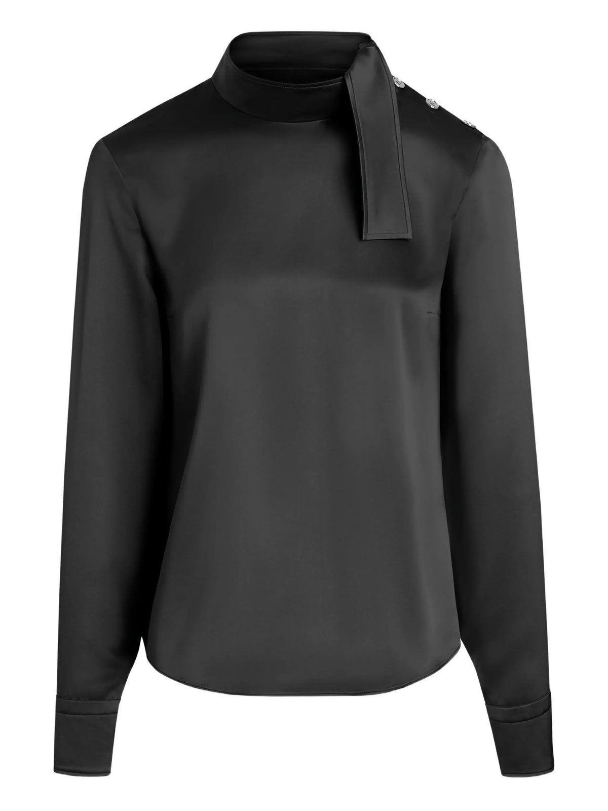 Image of Silk Scarf Neck Top by Patou for Women - Season Autumn-Winter 2025 - Model View 1
