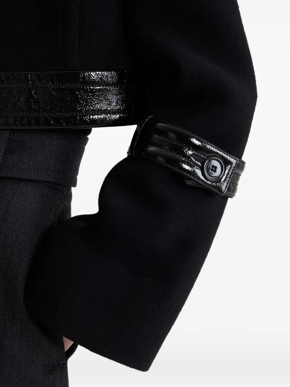 Short Black Wool Jacket